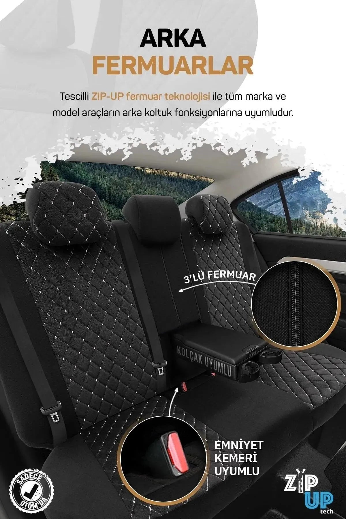 Otom Comfortline Vip Design Oto Koltuk Kılıfı