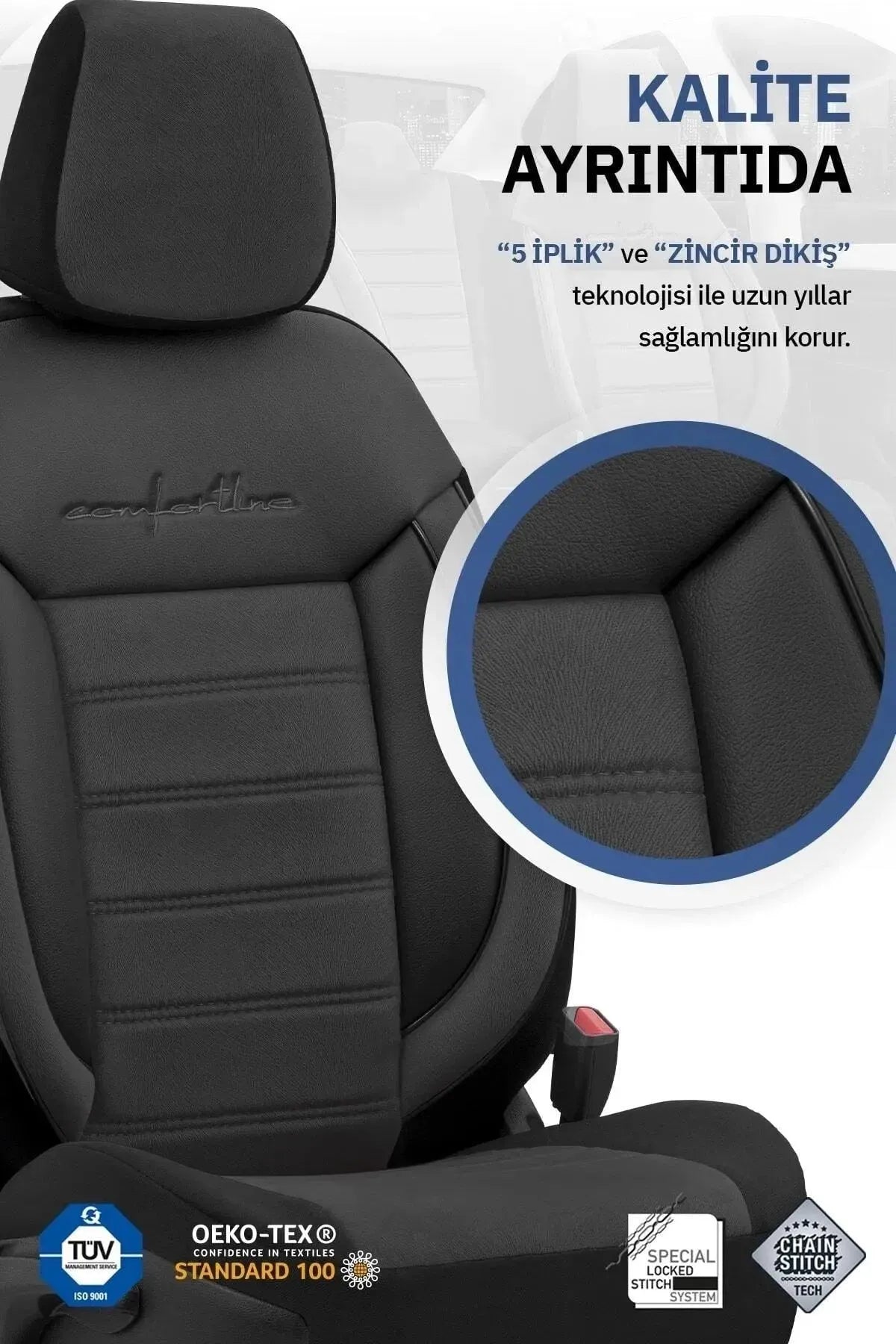 Otom Comfortline Design Premium Oto Koltuk Kılıfı