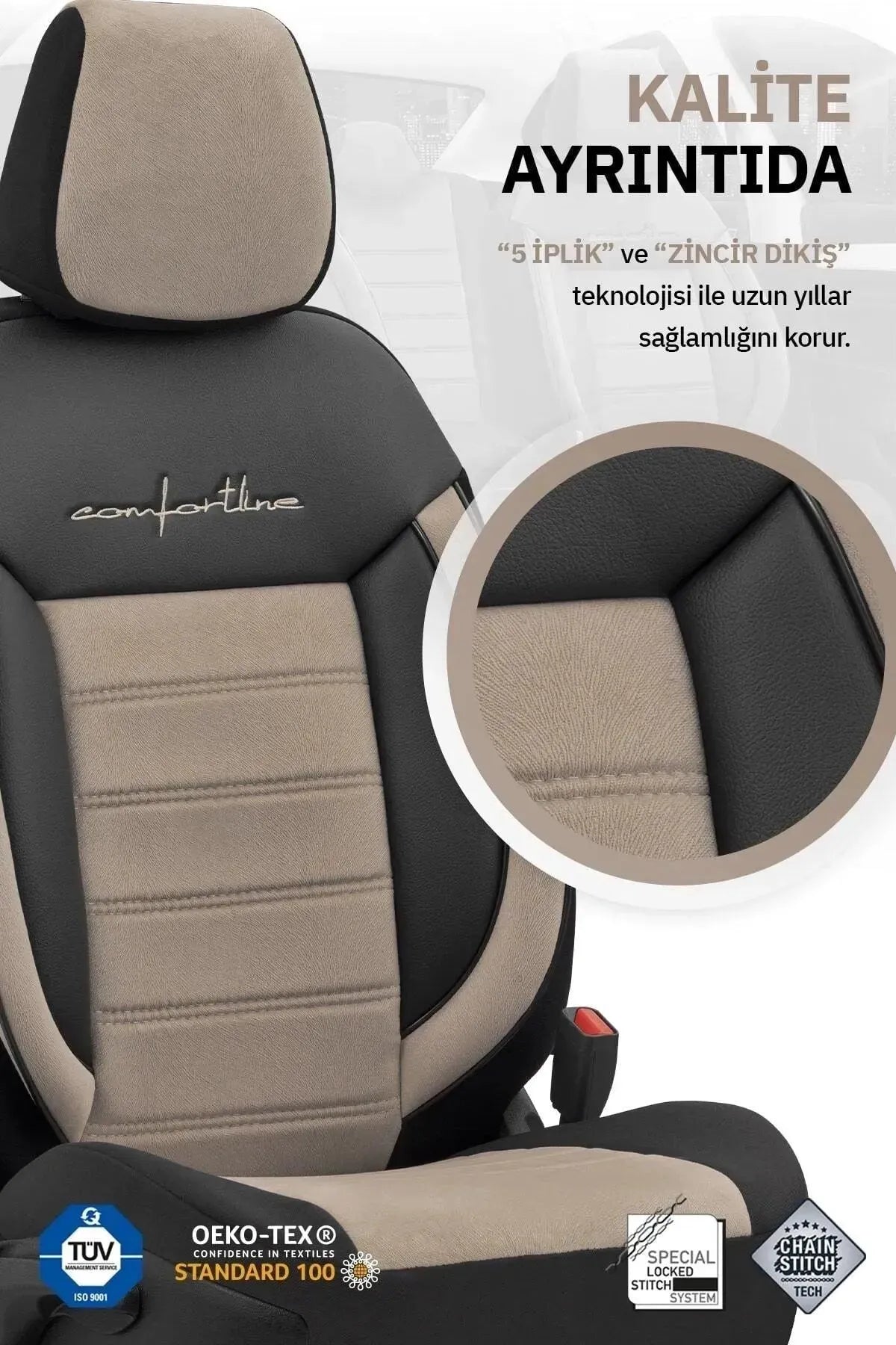 Otom Comfortline Design Premium Oto Koltuk Kılıfı