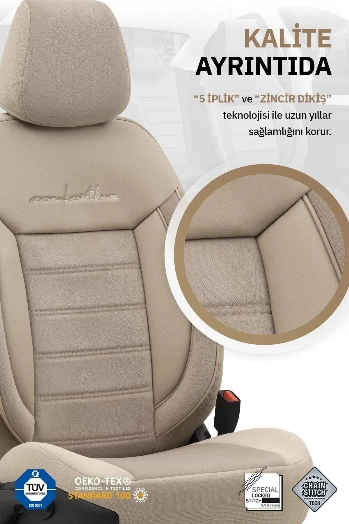 Otom Comfortline Design Premium Oto Koltuk Kılıfı