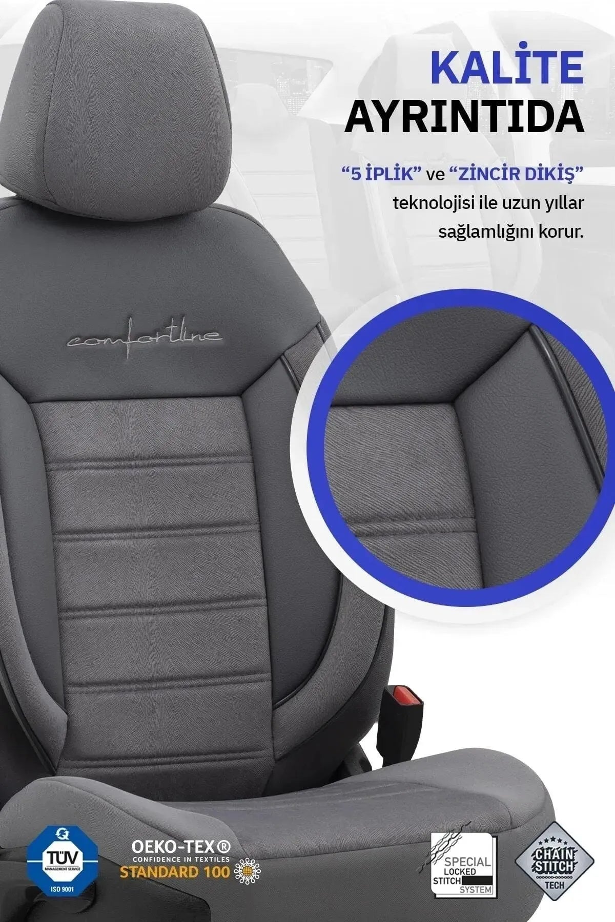 Otom Comfortline Design Premium Oto Koltuk Kılıfı