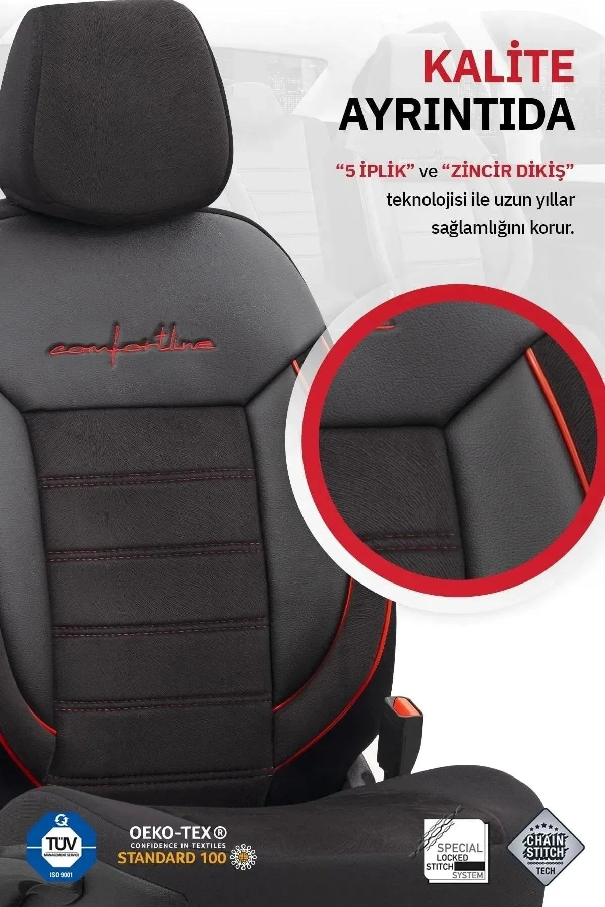 Otom Comfortline Design Premium Oto Koltuk Kılıfı