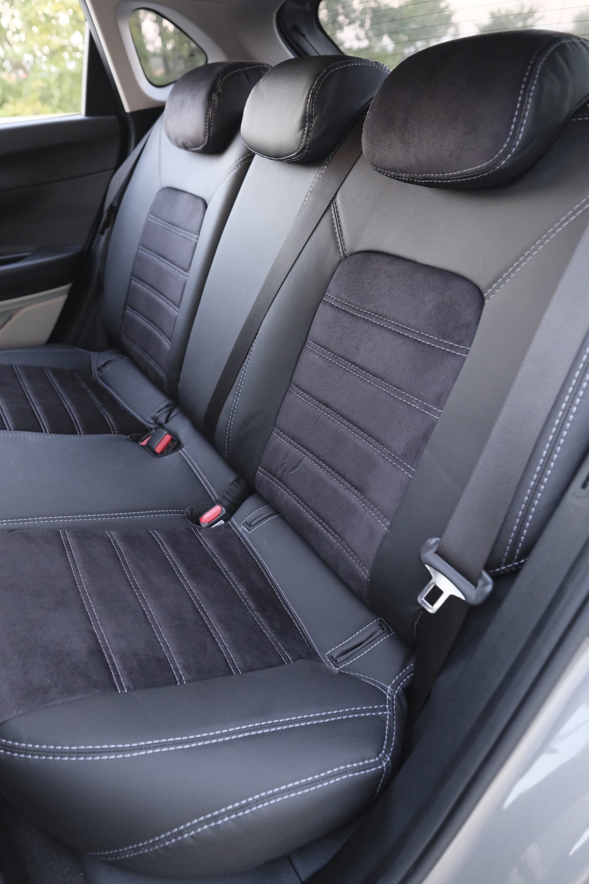 Araca Özel Koltuk Kılıfı - Hyundai i20 - 2015 - 2020 - London Design - Siyah Siyah Füme