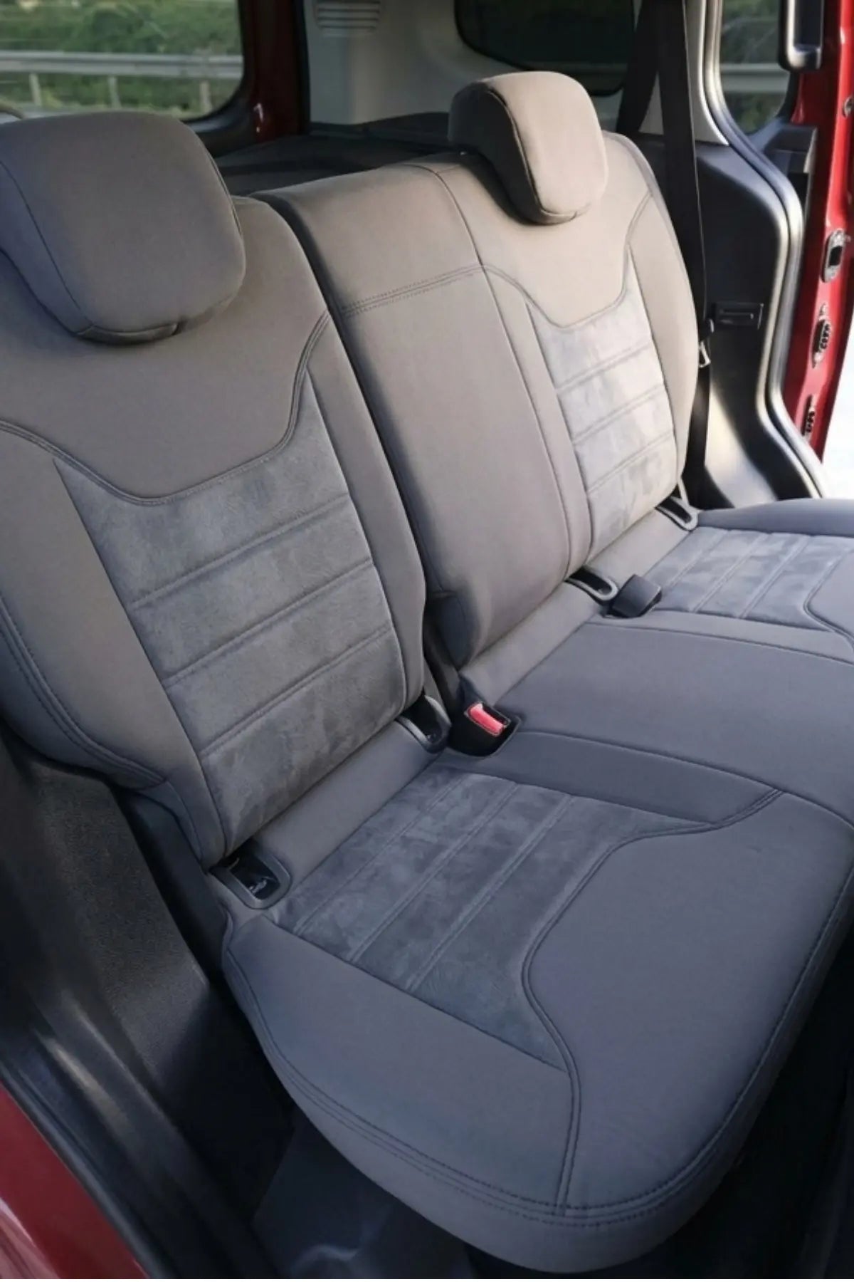 Ford Tourneo Courier 2014 Sonrası Araca Özel Koltuk Kılıfı London Design Siyah Siyah Siyah