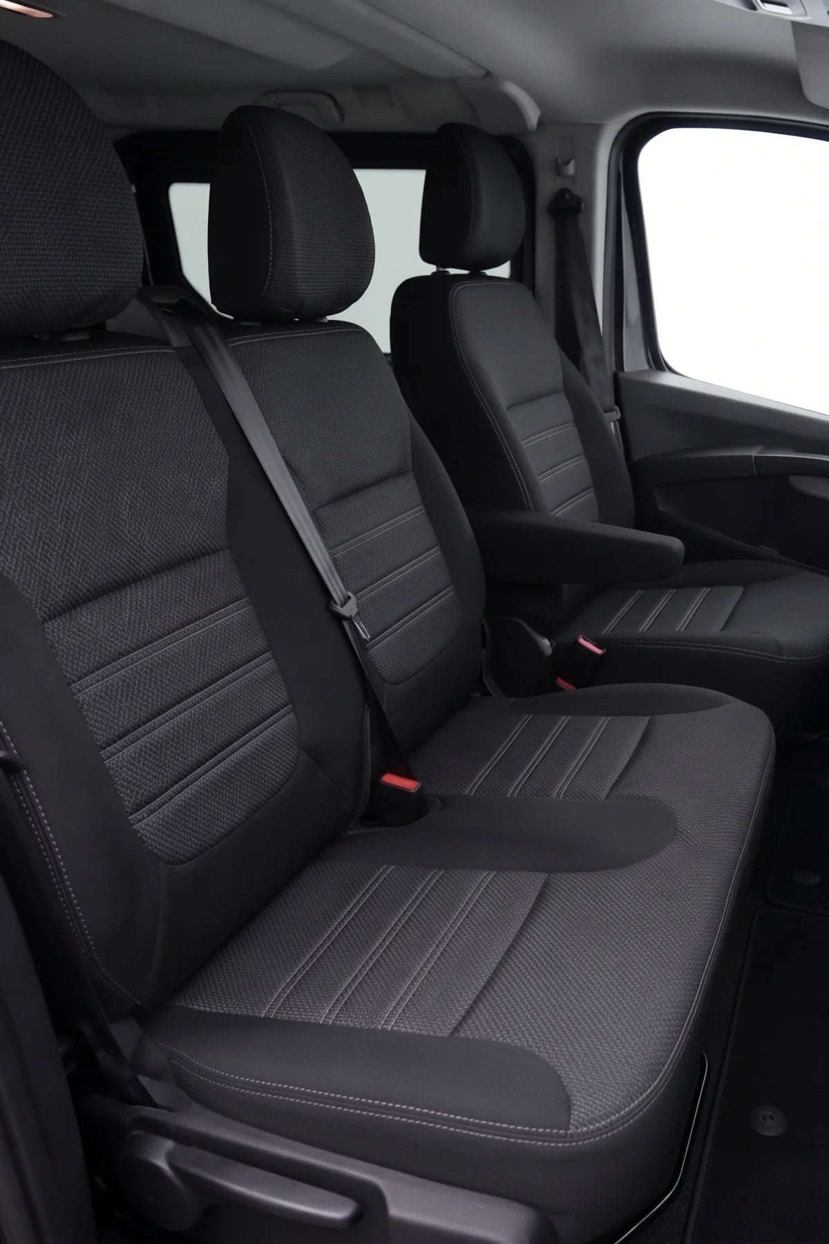 Renault Trafic 2015 Sonrası Araca Özel Koltuk Kılıfı Original Design Siyah Siyah Füme