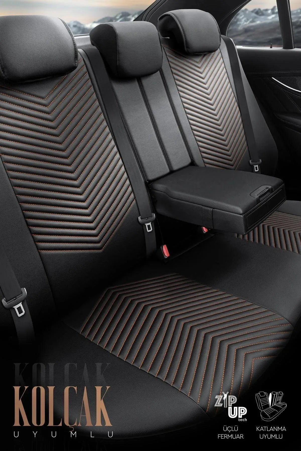 Otom Advanced Design Universal Deri Oto Koltuk Kılıfı - OtomBayi