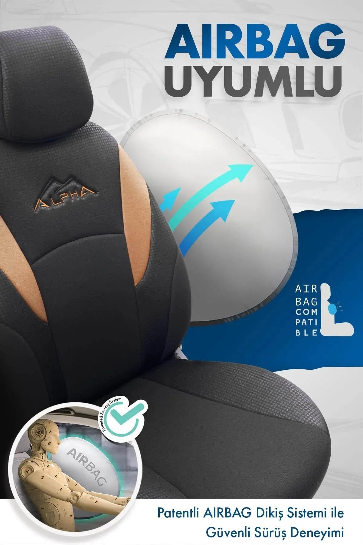 Otom Alpha Design Özel Tasarım Oto Koltuk Kılıfı - OtomBayi