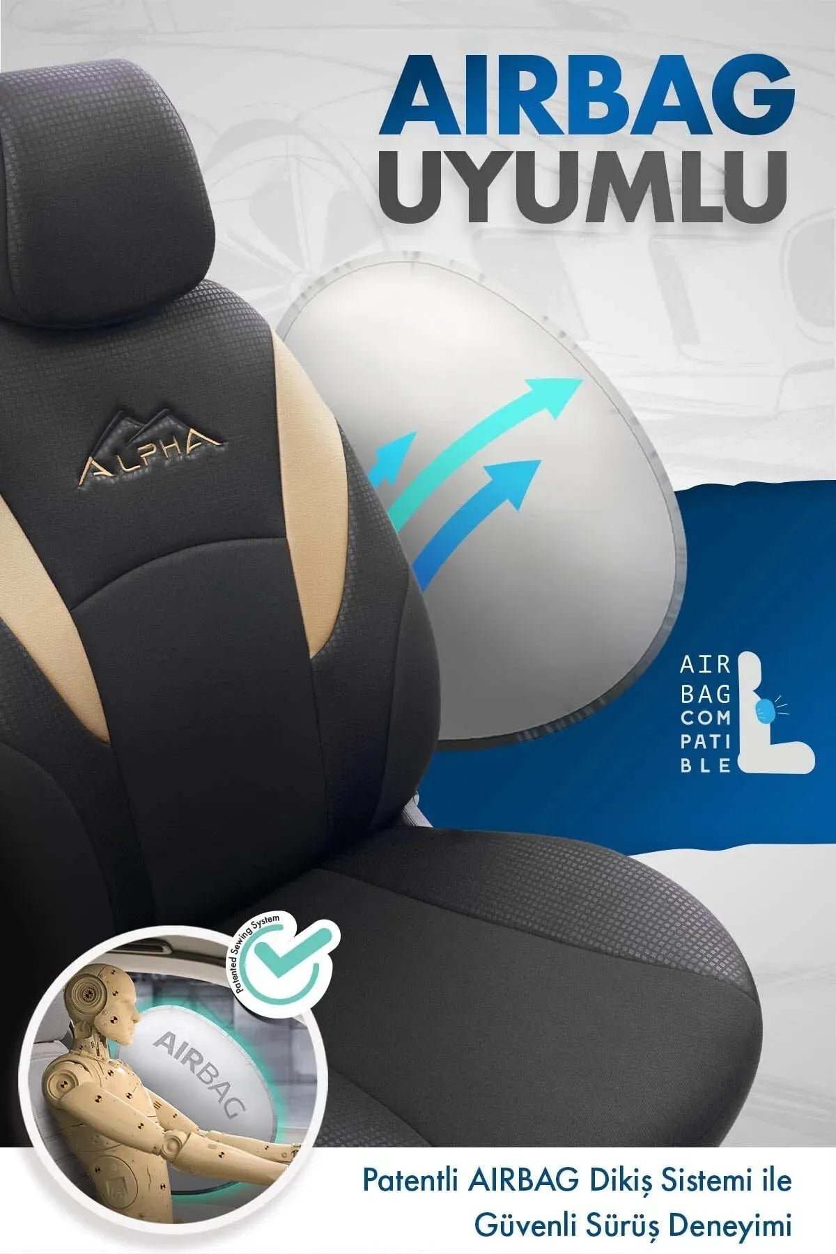 Otom Alpha Design Özel Tasarım Oto Koltuk Kılıfı - OtomBayi