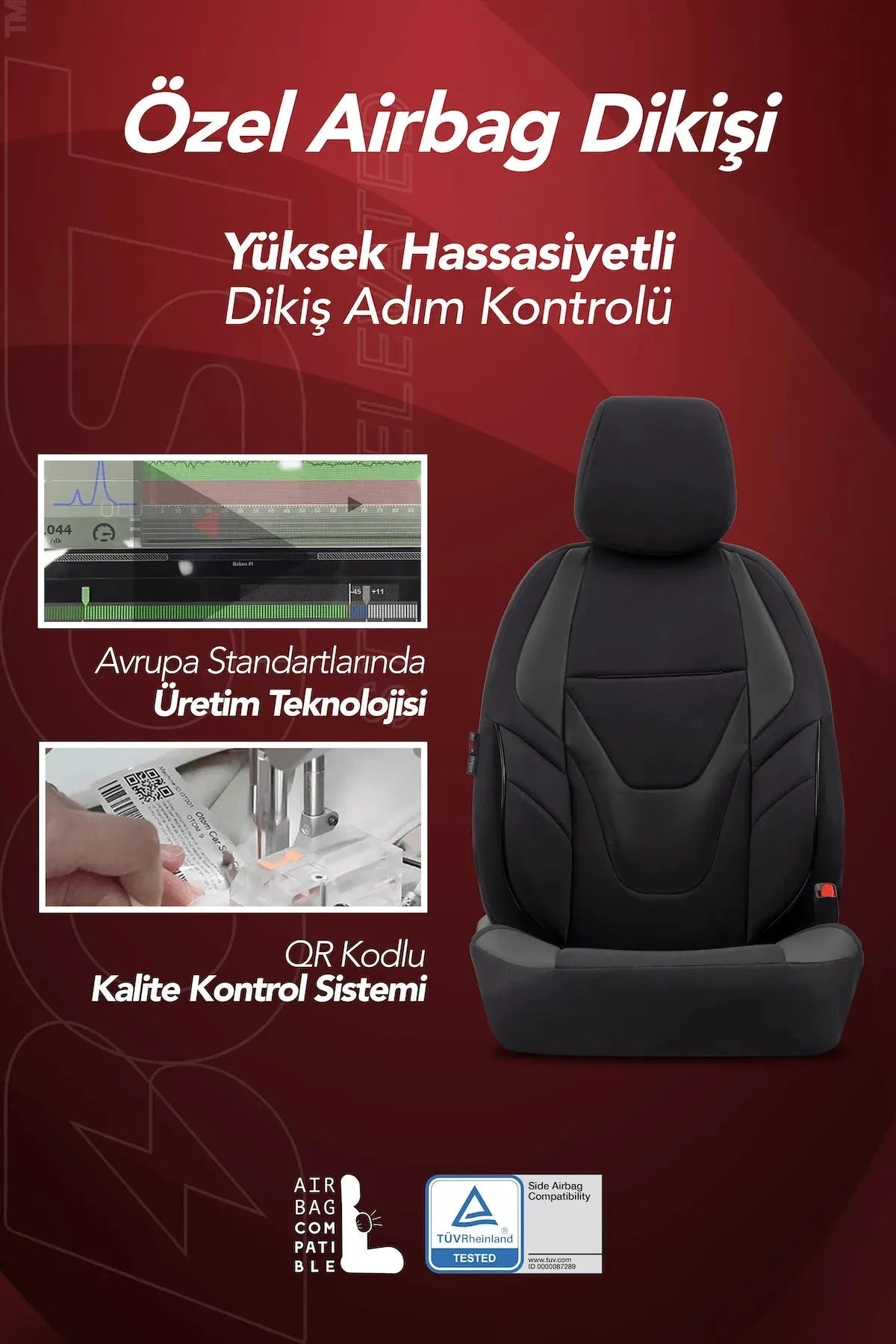 Otom Boost Design Oto Koltuk Kılıfı - OtomBayi