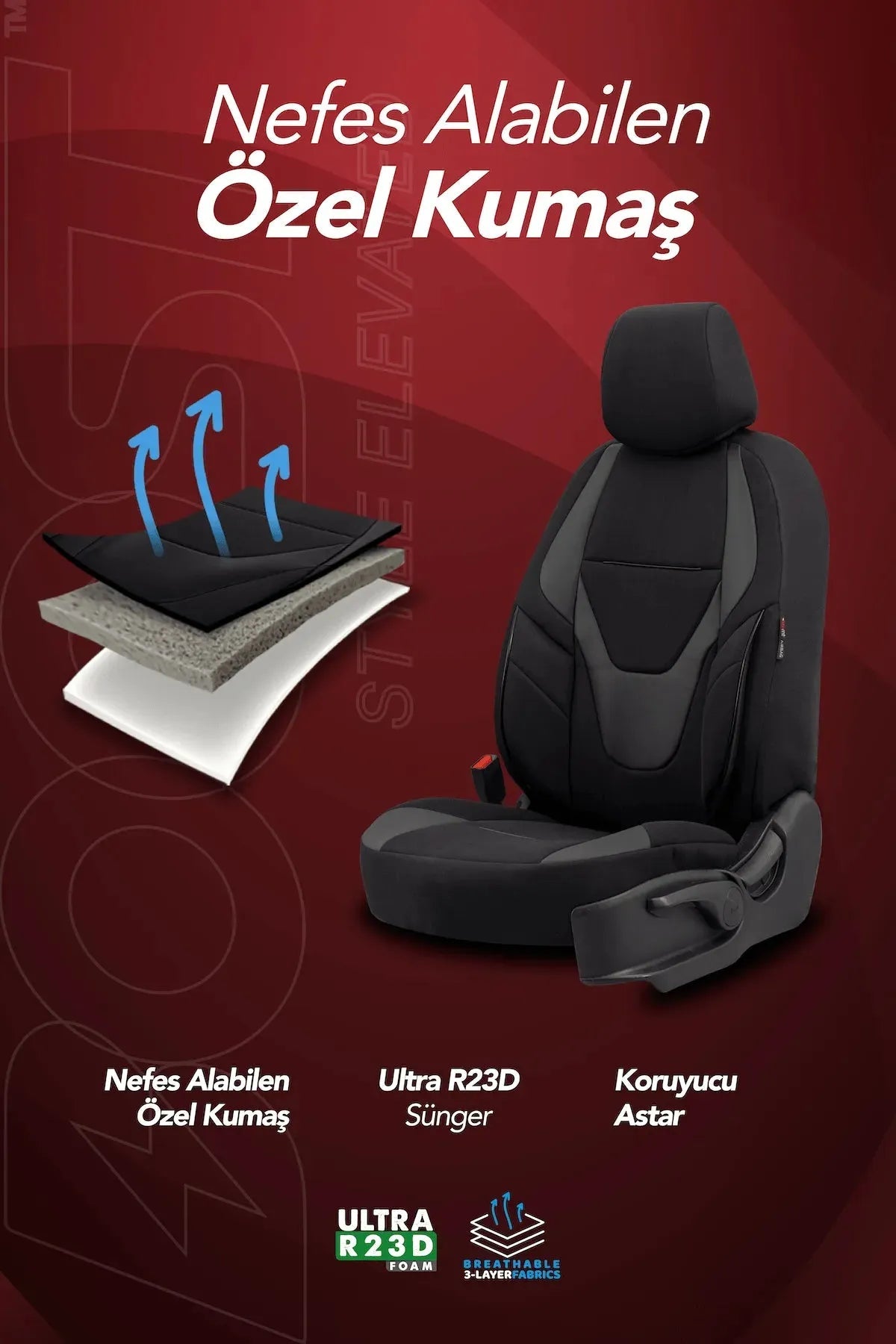Otom Boost Design Oto Koltuk Kılıfı - OtomBayi