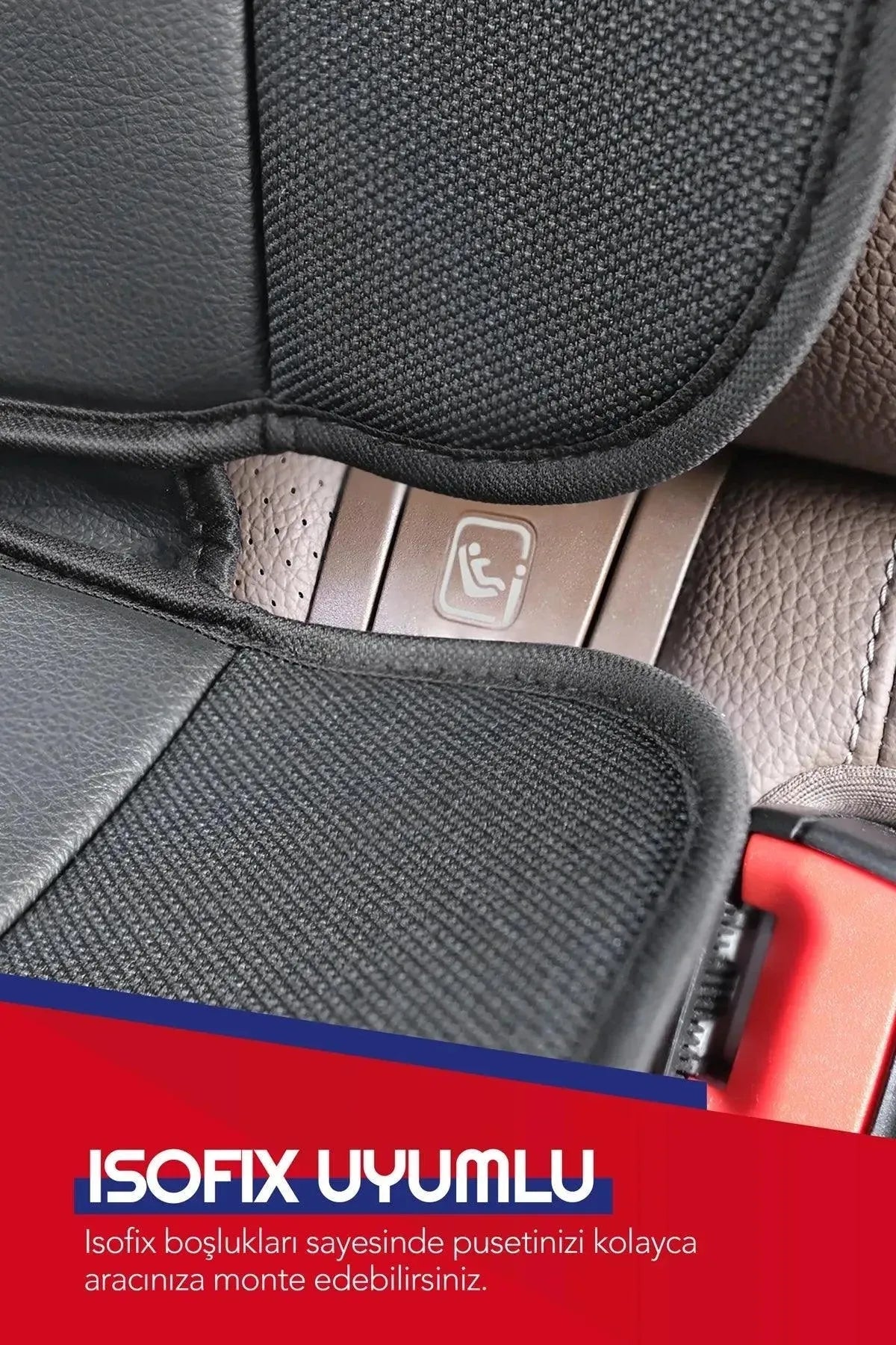 Otom Duo Yüksek Kalite Oto Koltuk Arkası ve Puset Altı Koruyucu Oto Minder Seti - OtomBayi