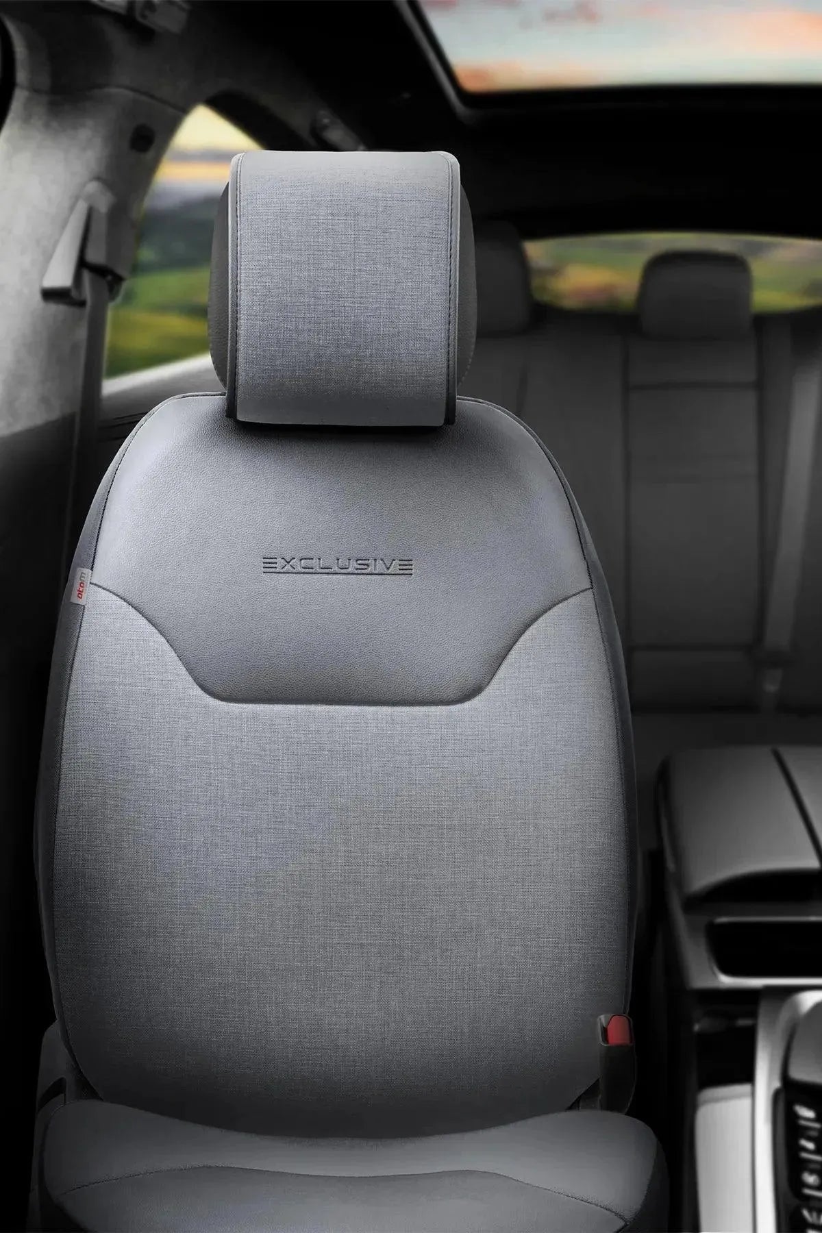 Otom Exclusive Koruyucu Oto Koltuk Minderi Premium Keten - OtomBayi