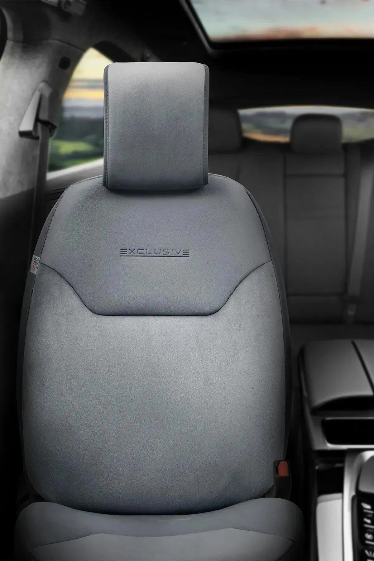 Otom Exclusive Koruyucu Oto Koltuk Minderi Premium Süet - OtomBayi