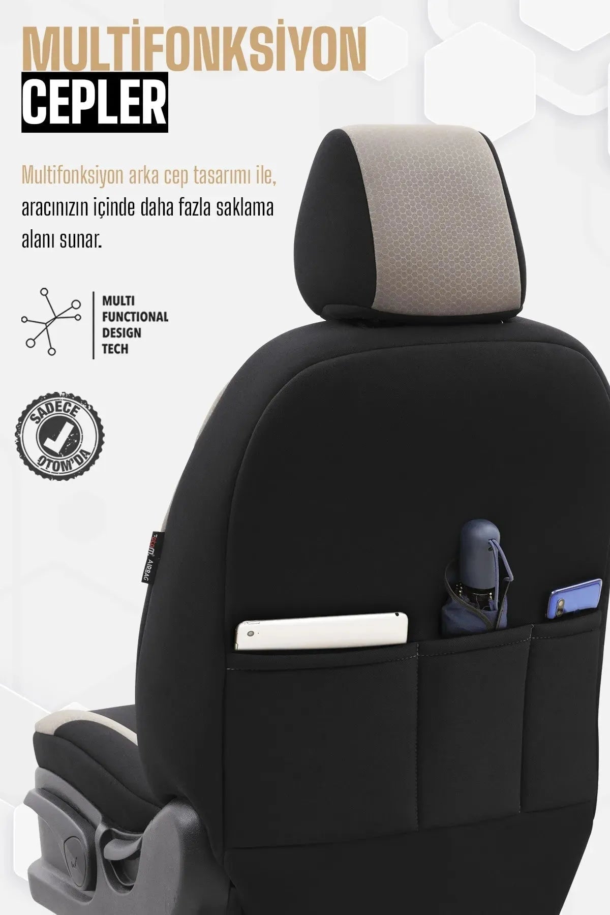 Otom Moon Design Özel Tasarım Oto Koltuk Kılıfı - OtomBayi