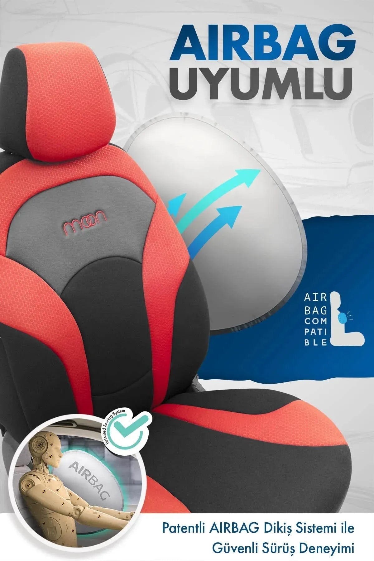 Otom Moon Design Özel Tasarım Oto Koltuk Kılıfı - OtomBayi