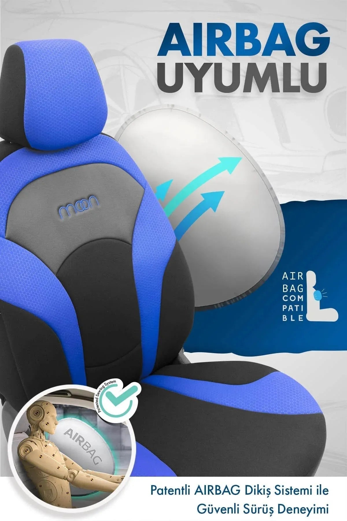 Otom Moon Design Özel Tasarım Oto Koltuk Kılıfı - OtomBayi