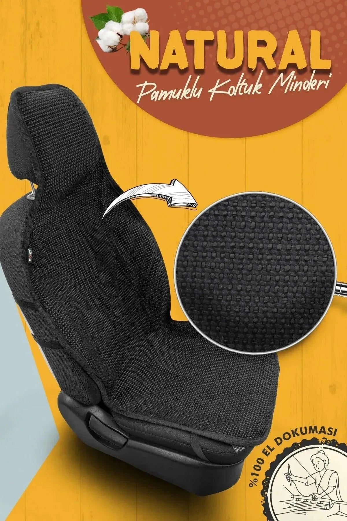Otom Natural Design Kilim Minder Tek Koltuk El Dokuması - OtomBayi