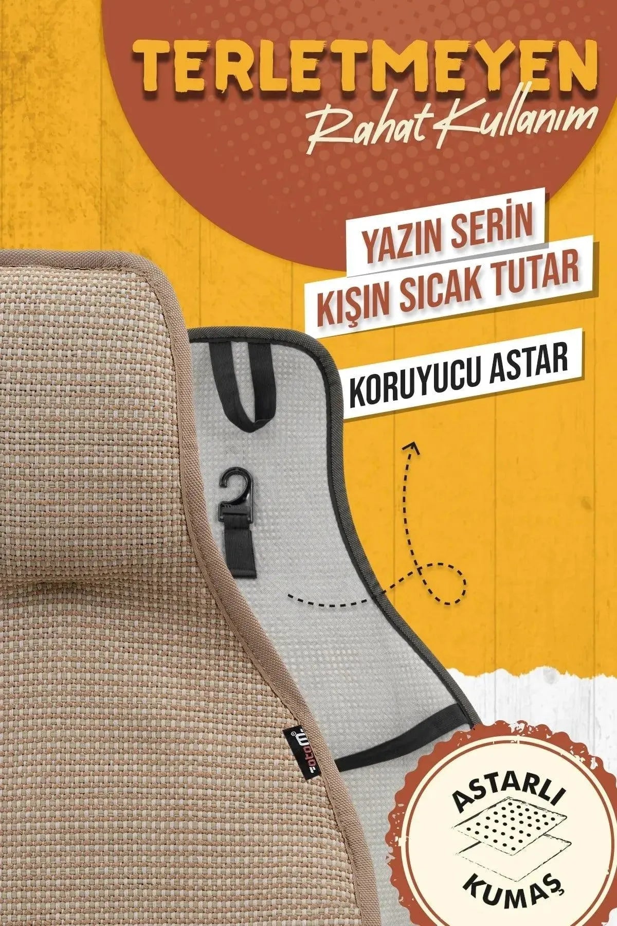 Otom Natural Design Kilim Minder Tek Koltuk El Dokuması - OtomBayi