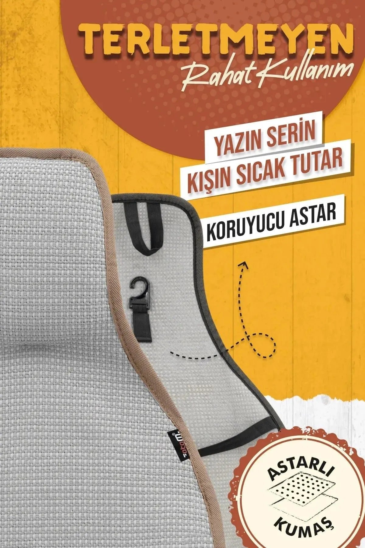 Otom Natural Design Kilim Minder Tek Koltuk El Dokuması - OtomBayi