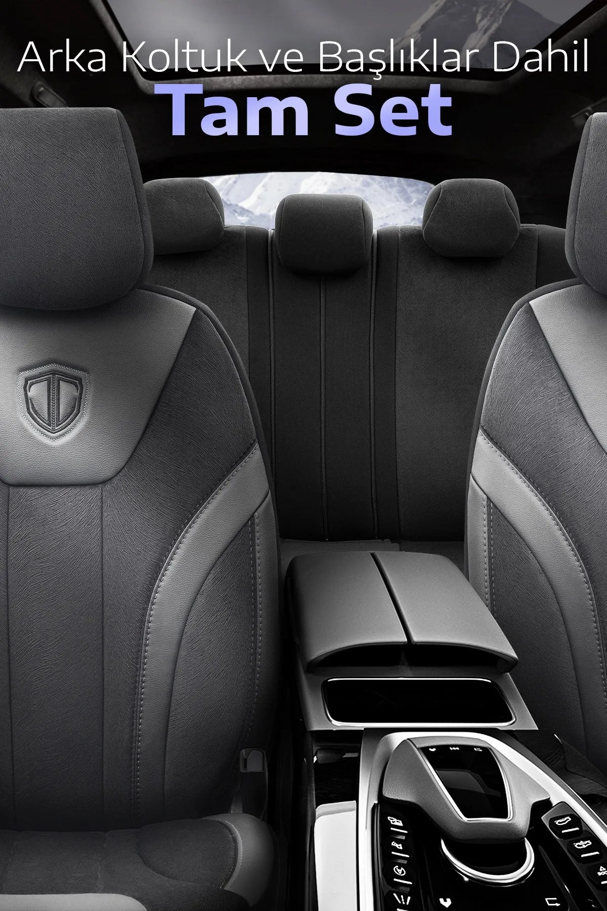 Otom Navy Design Özel Tasarım Premium Oto Koltuk Kılıfı Tam Set - OtomBayi