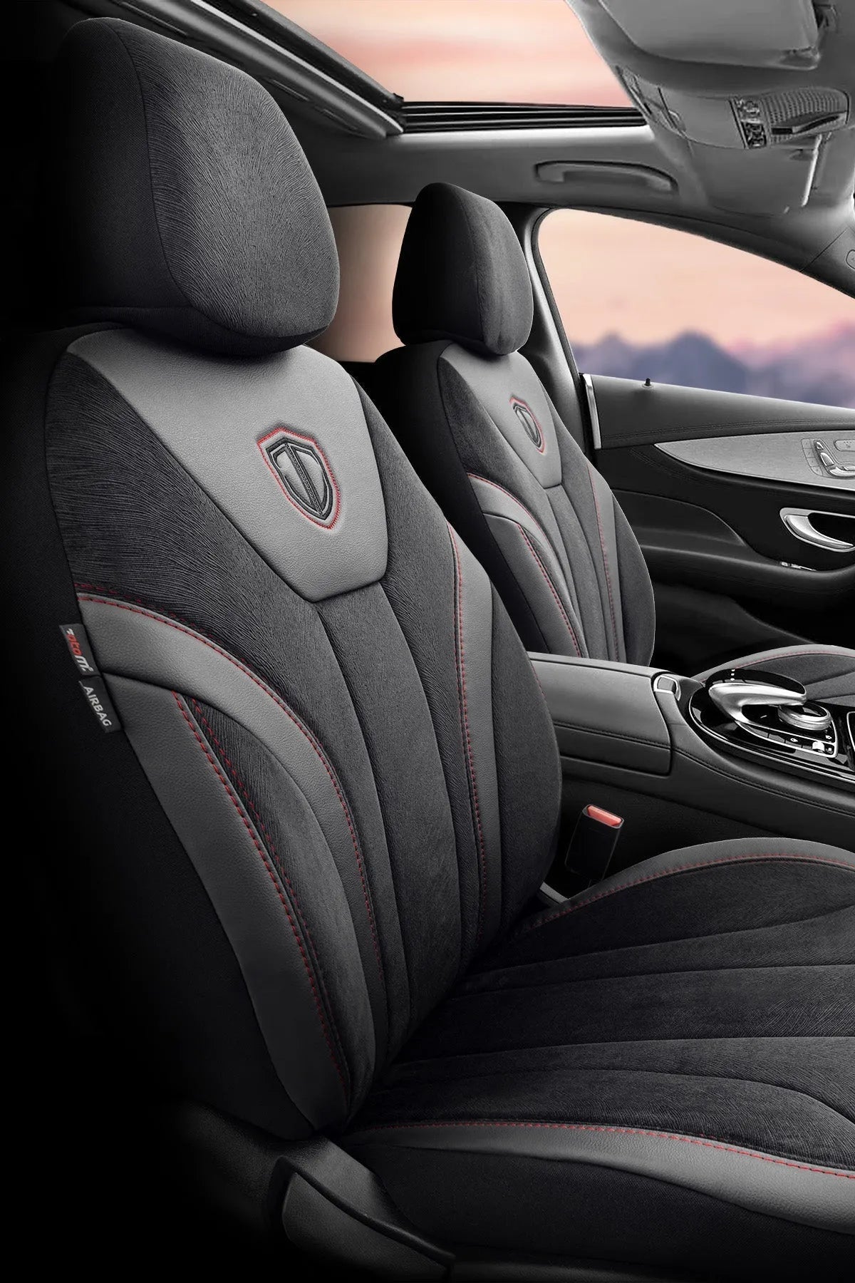 Otom Navy Design Özel Tasarım Premium Oto Koltuk Kılıfı Tam Set - OtomBayi