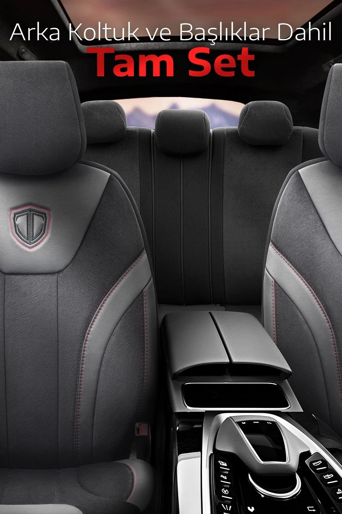 Otom Navy Design Özel Tasarım Premium Oto Koltuk Kılıfı Tam Set - OtomBayi