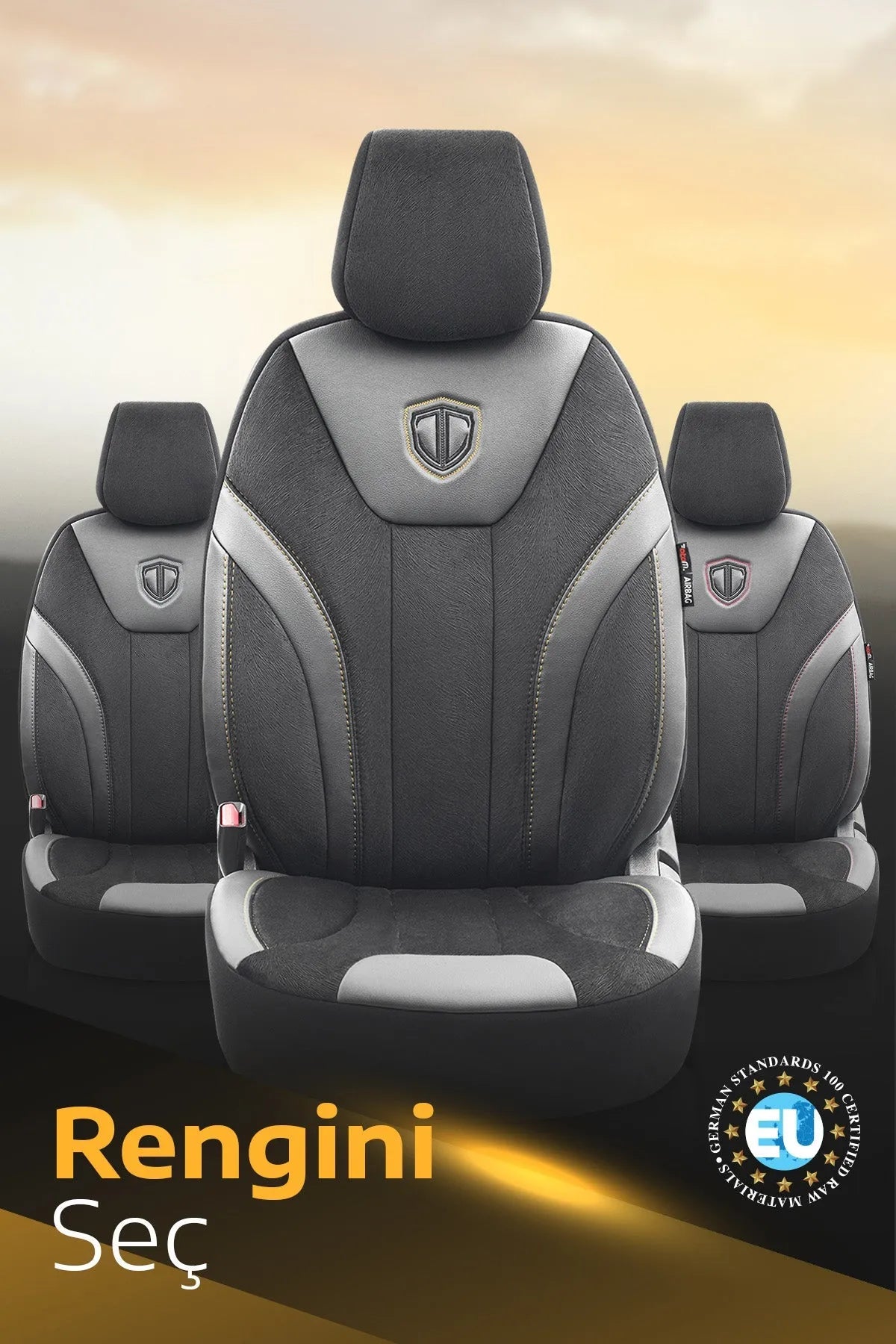 Otom Navy Design Özel Tasarım Premium Oto Koltuk Kılıfı Tam Set - OtomBayi