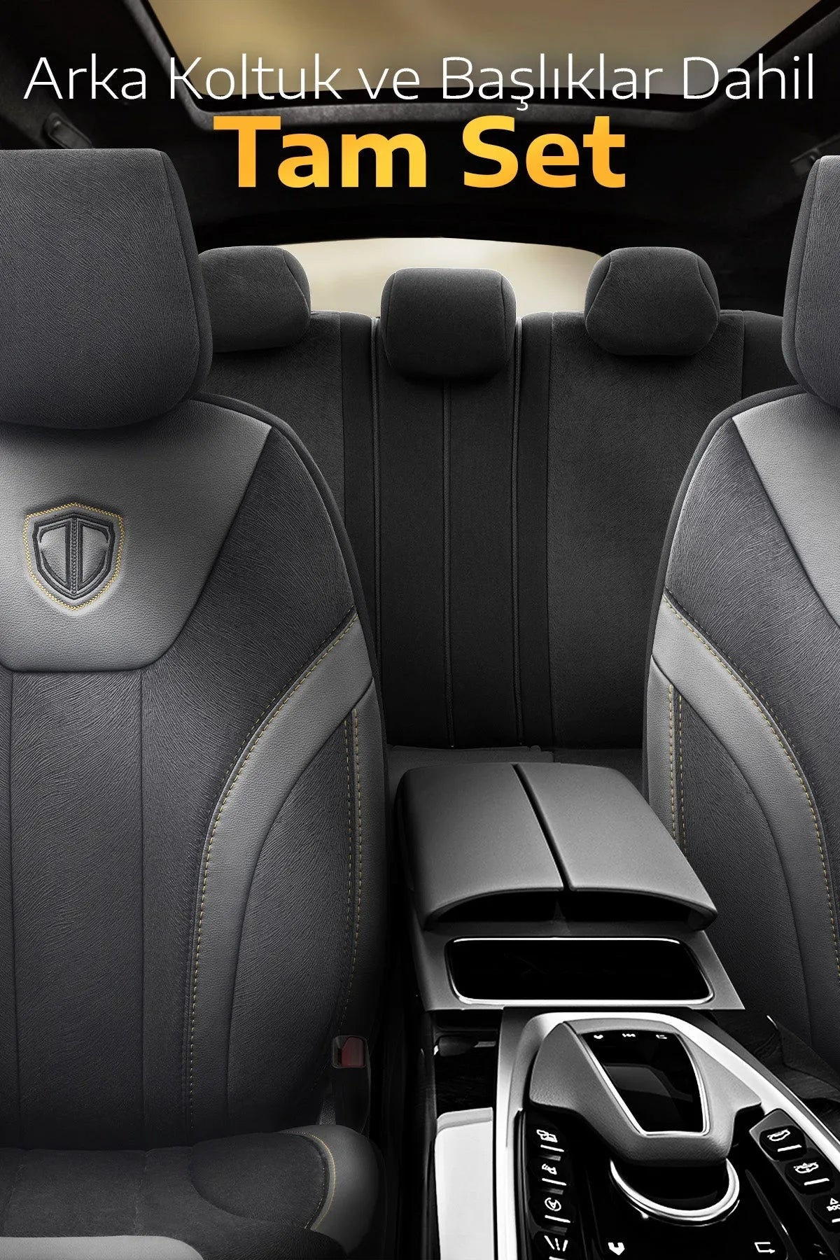 Otom Navy Design Özel Tasarım Premium Oto Koltuk Kılıfı Tam Set - OtomBayi