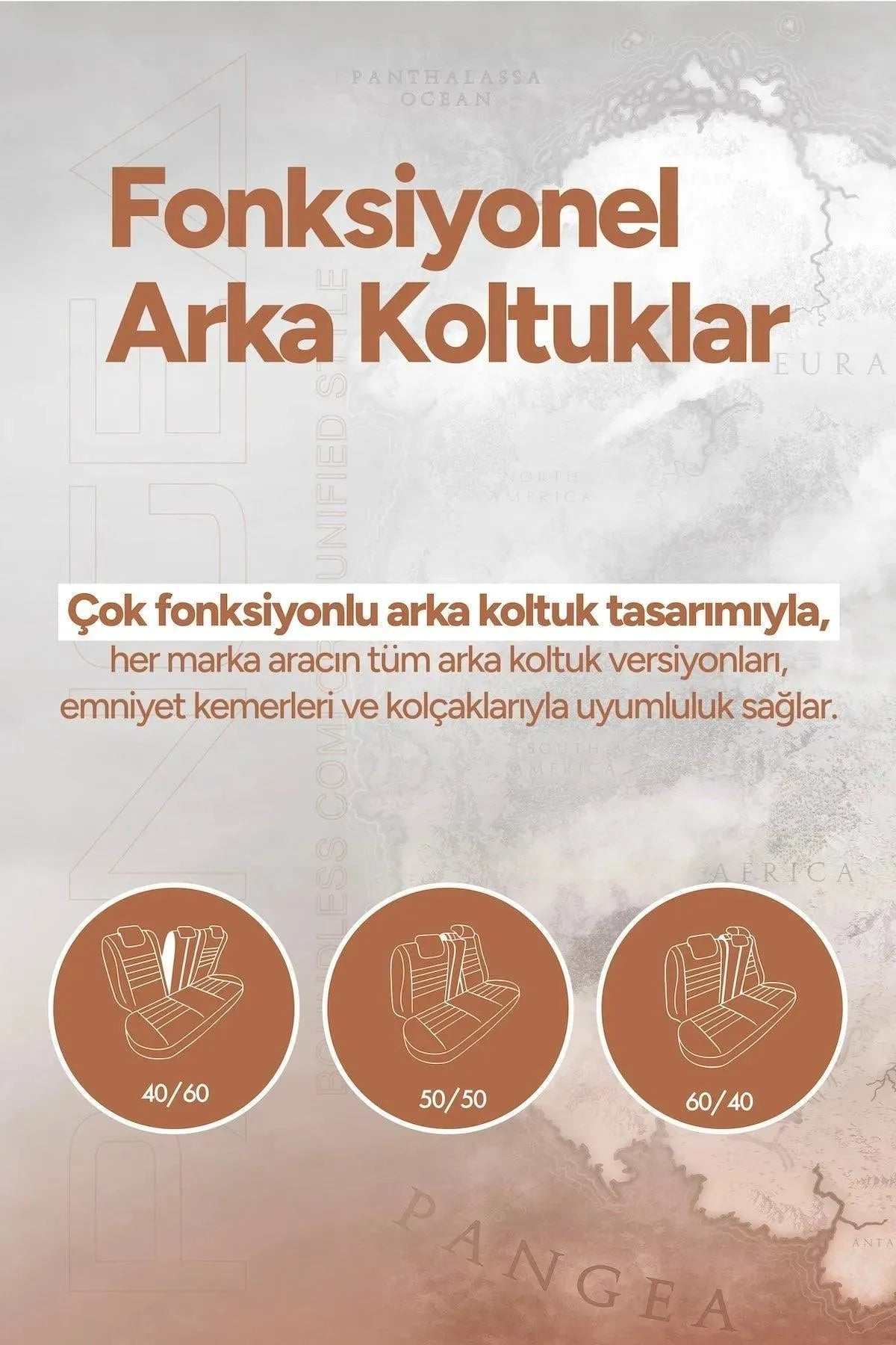 Otom Pangea Design Oto Koltuk Kılıfı - OtomBayi