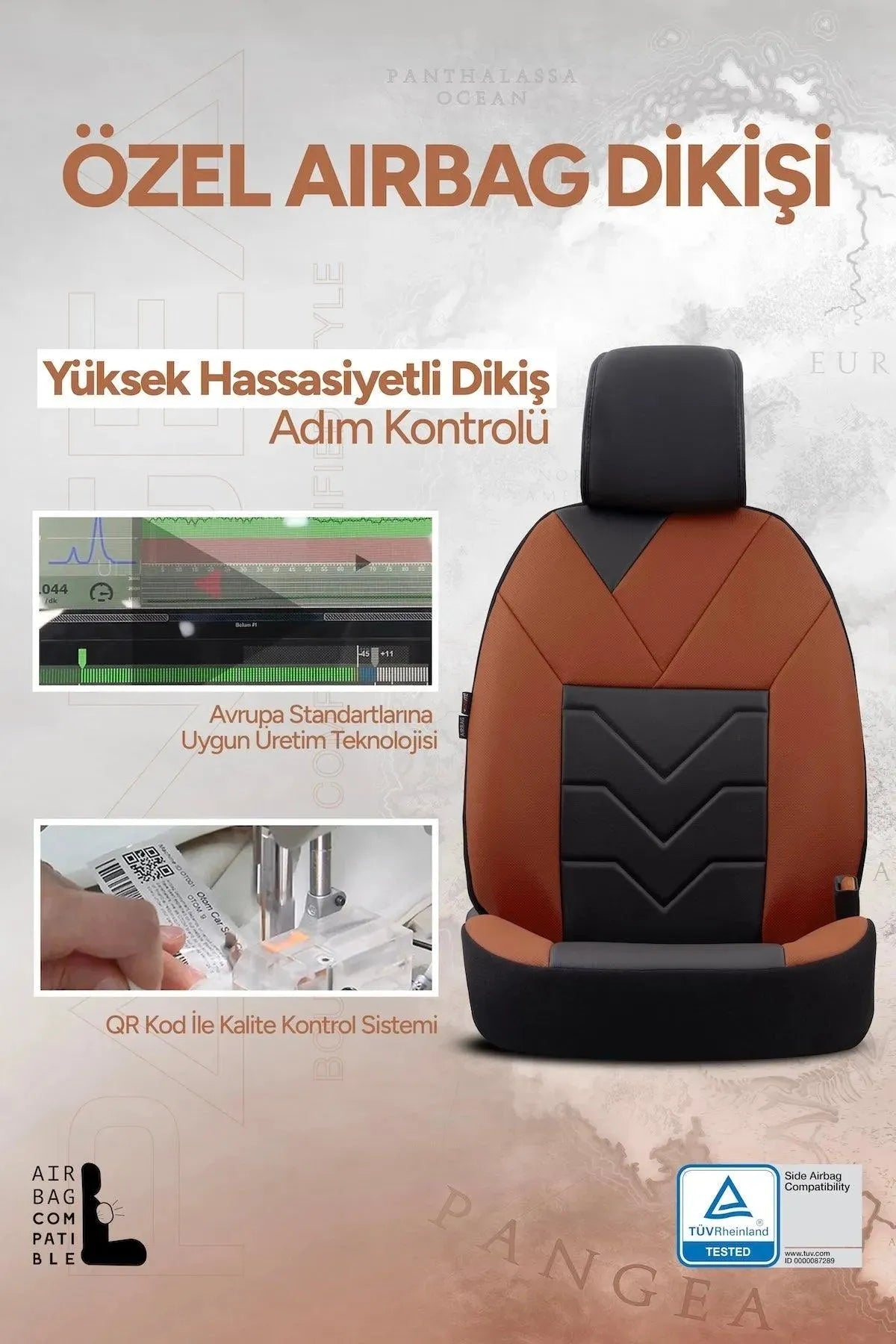 Otom Pangea Design Oto Koltuk Kılıfı - OtomBayi