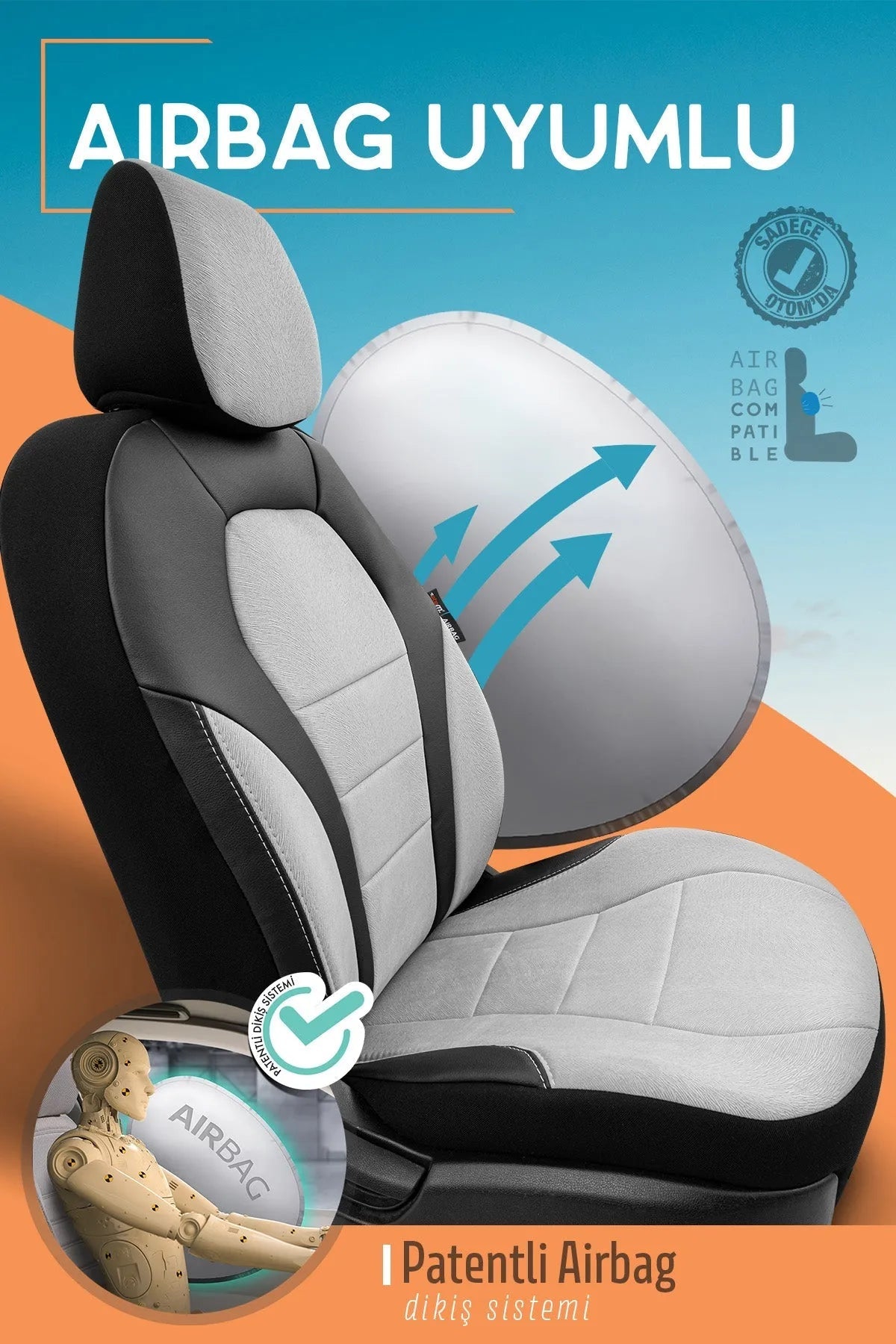 Otom Pearl Design Four Season Exclusive Oto Koltuk Kılıfı Tam Set - OtomBayi