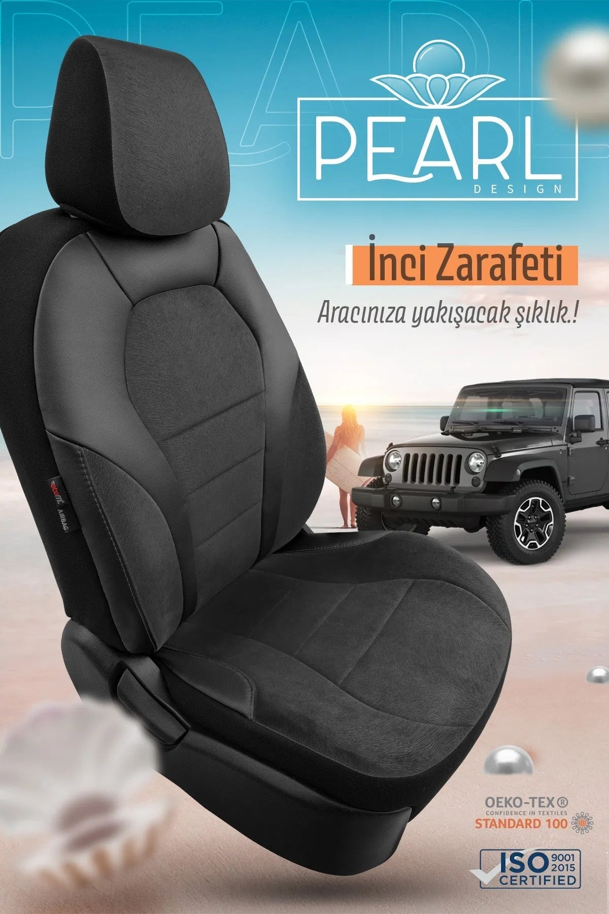 Otom Pearl Design Four Season Exclusive Oto Koltuk Kılıfı Tam Set - OtomBayi