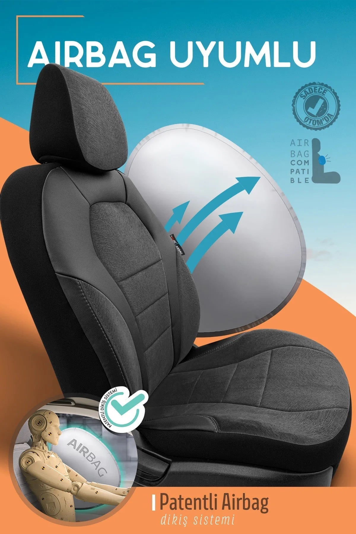 Otom Pearl Design Four Season Exclusive Oto Koltuk Kılıfı Tam Set - OtomBayi