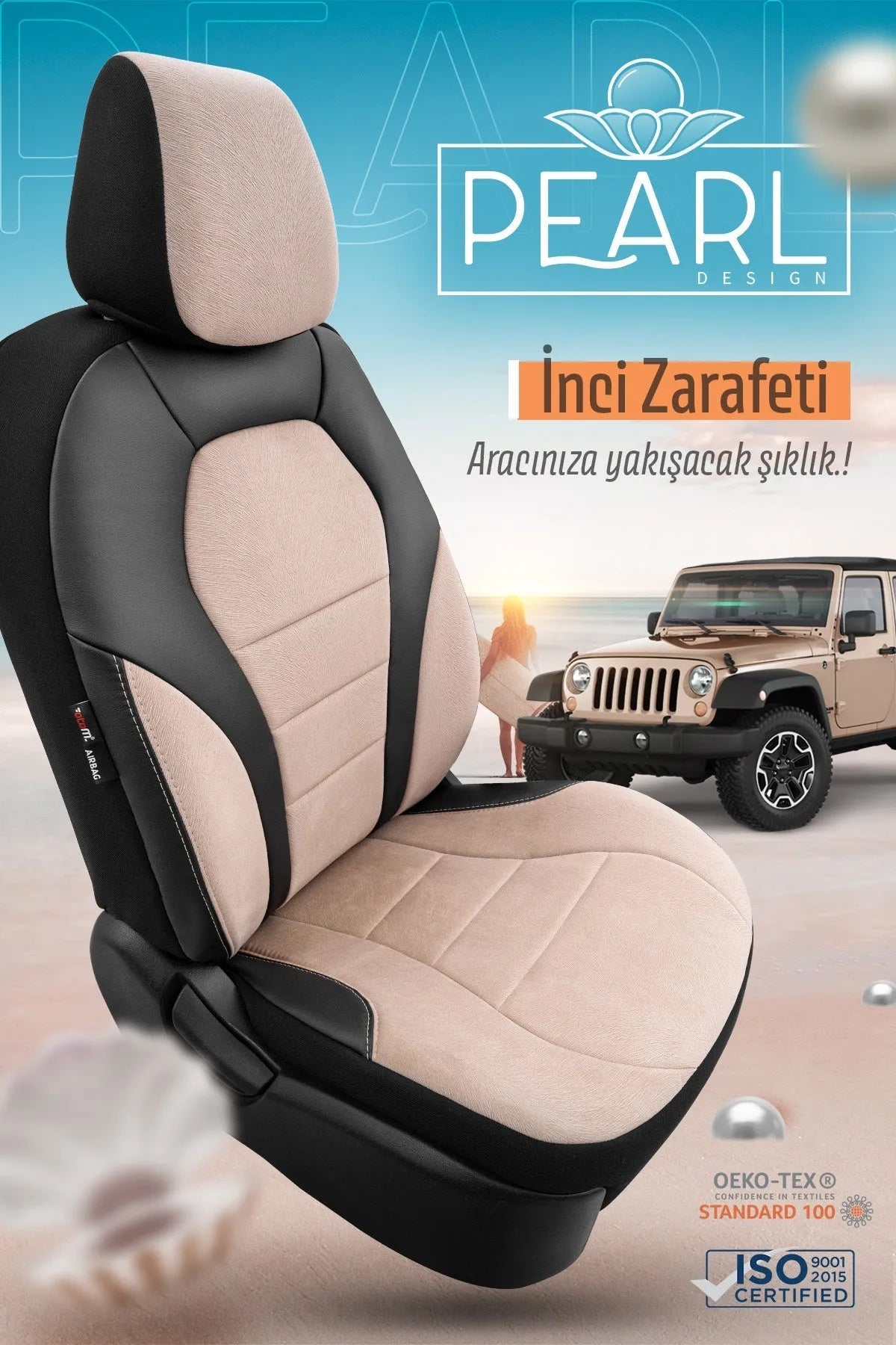 Otom Pearl Design Four Season Exclusive Oto Koltuk Kılıfı Tam Set - OtomBayi