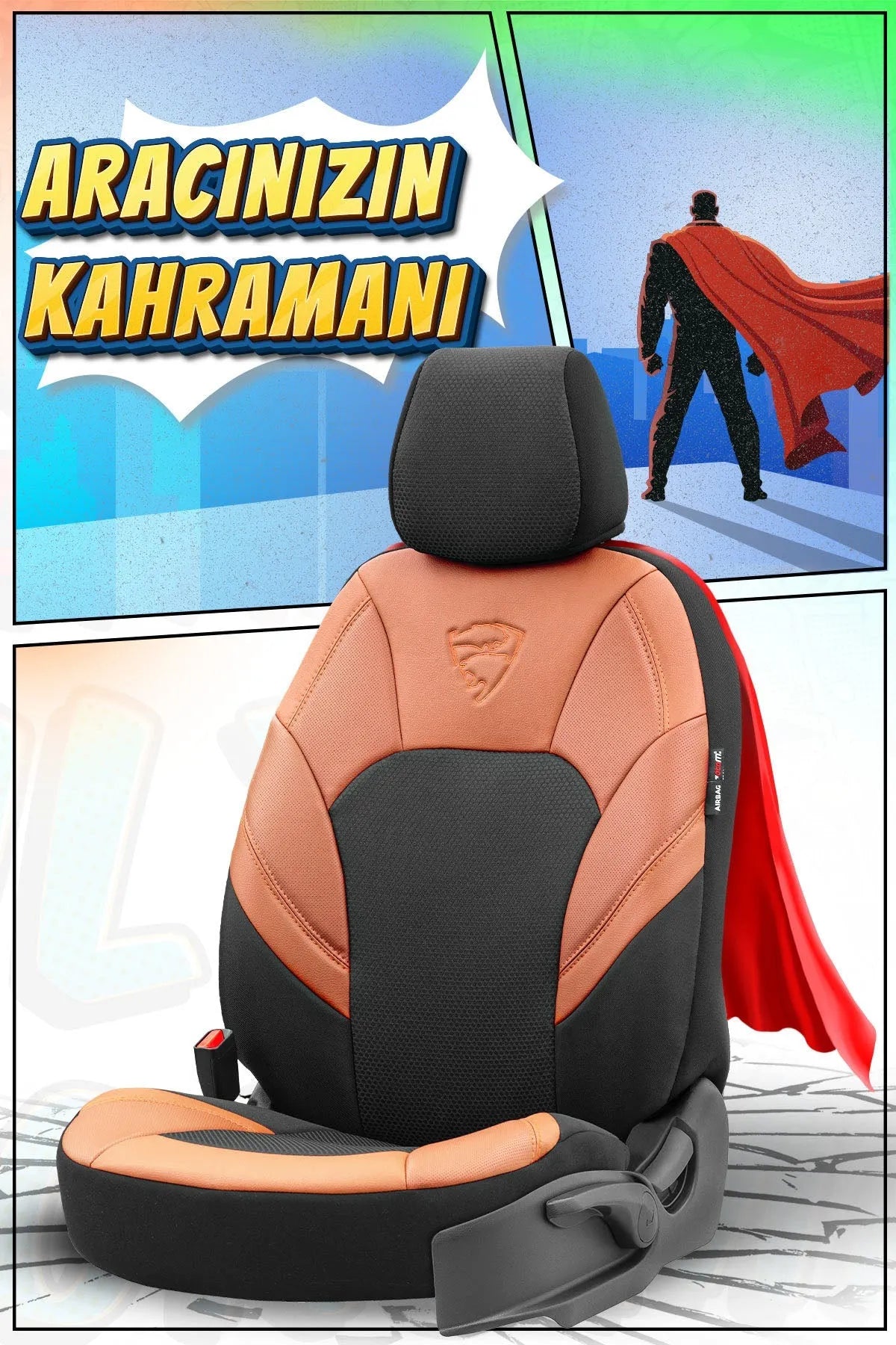 Otom Phantom Design Premium Yeni Nesil Oto Koltuk Kılıfı Tam Set - OtomBayi