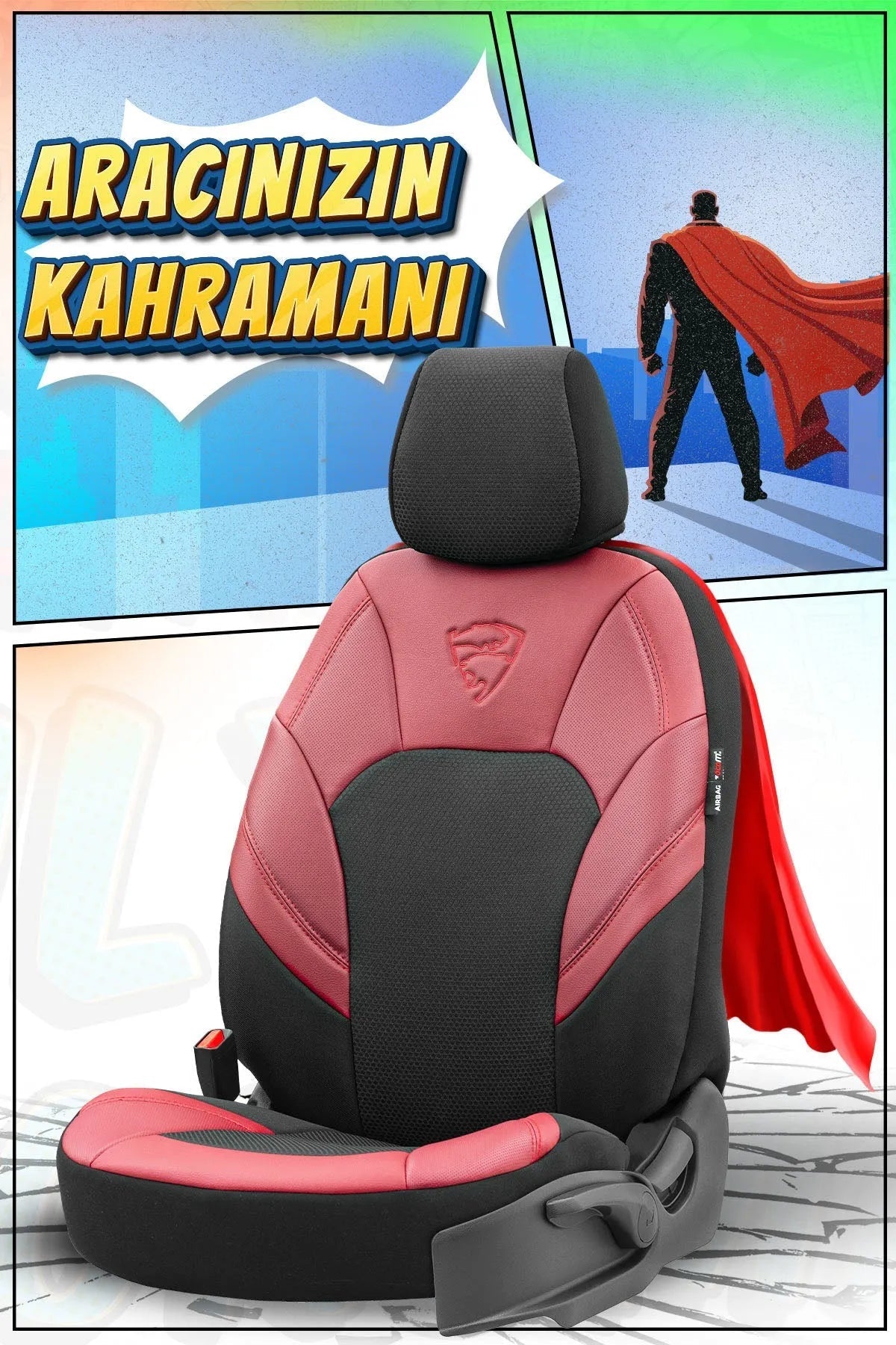 Otom Phantom Design Premium Yeni Nesil Oto Koltuk Kılıfı Tam Set - OtomBayi