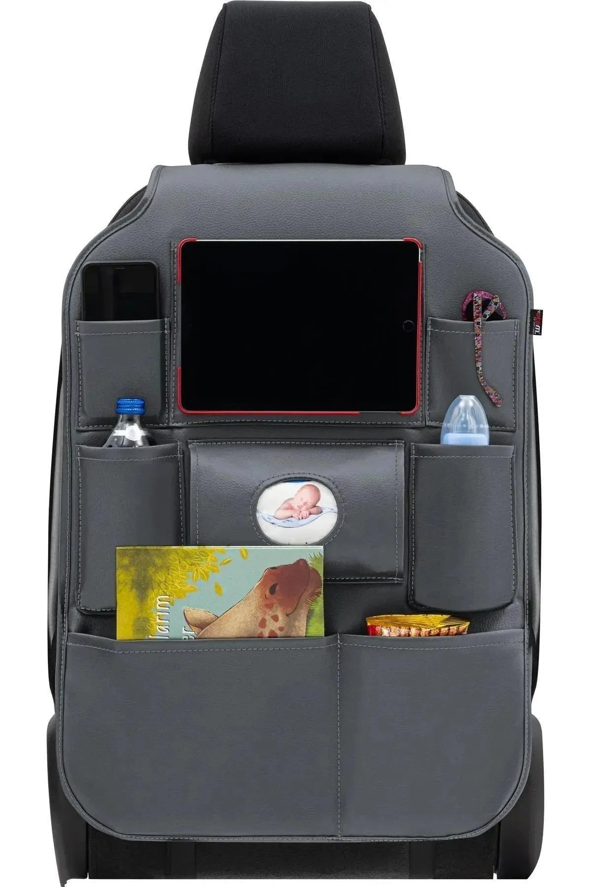Otom Premium Design Deri Koltuk Arkası Araç içi Organizer Eşya Düzenleyici - OtomBayi