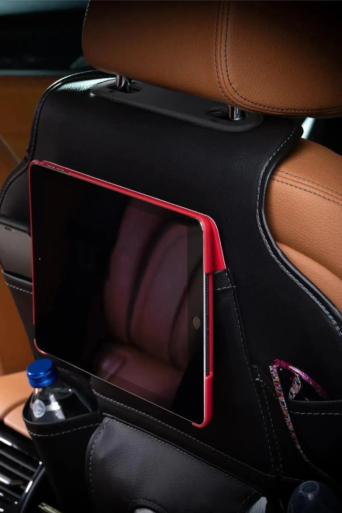 Otom Premium Design Deri Koltuk Arkası Araç içi Organizer Eşya Düzenleyici - OtomBayi