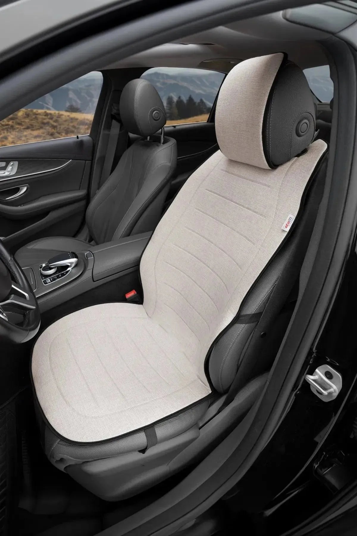 Otom Premium Koruyucu Oto Koltuk Minderi Yüksek Kalite Keten - OtomBayi