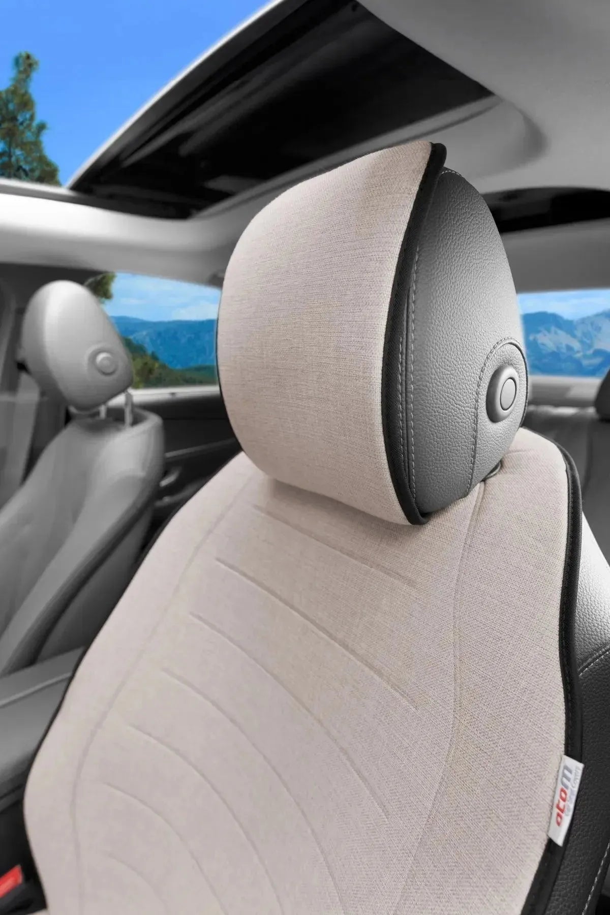 Otom Premium Koruyucu Oto Koltuk Minderi Yüksek Kalite Keten - OtomBayi