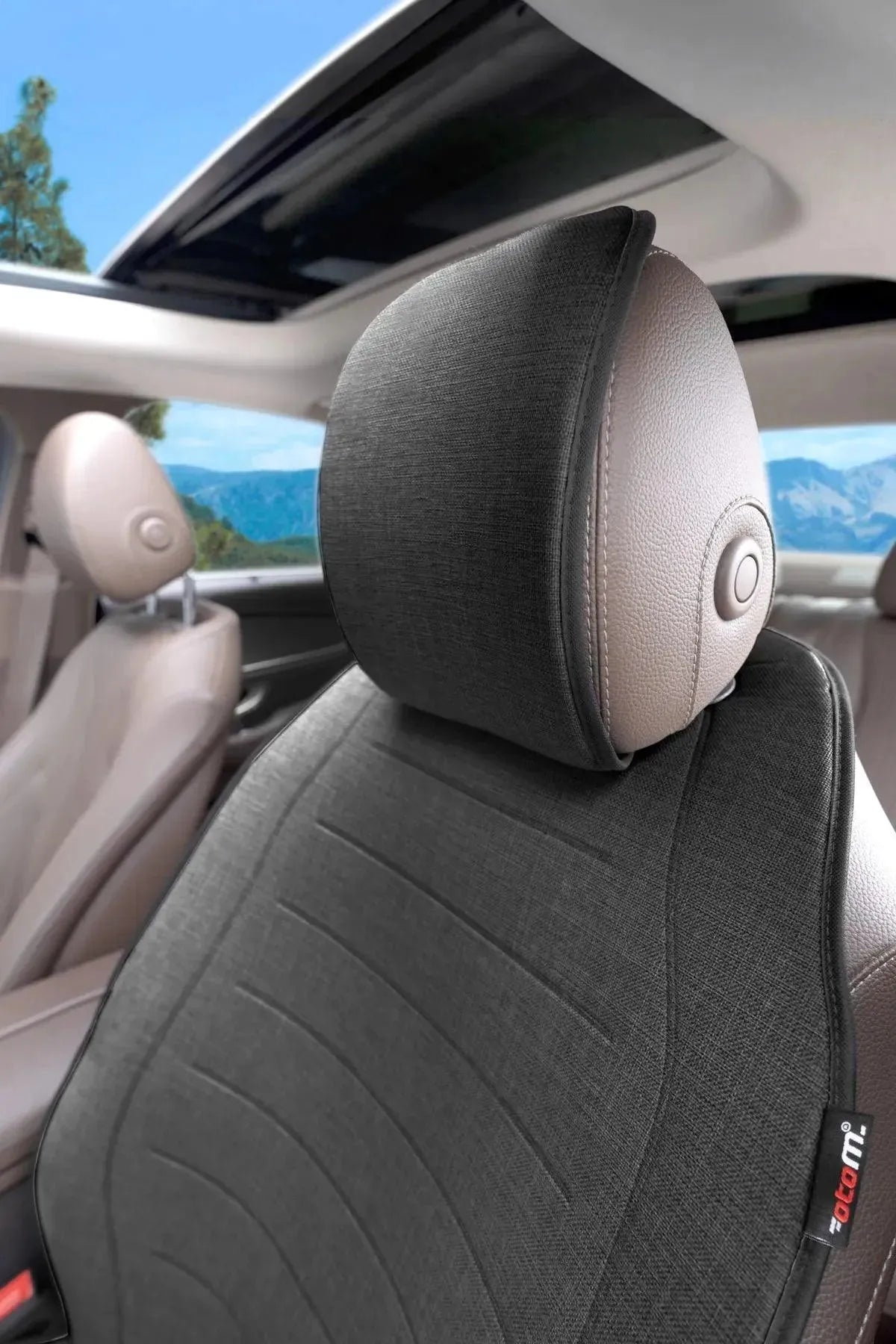 Otom Premium Koruyucu Oto Koltuk Minderi Yüksek Kalite Keten - OtomBayi
