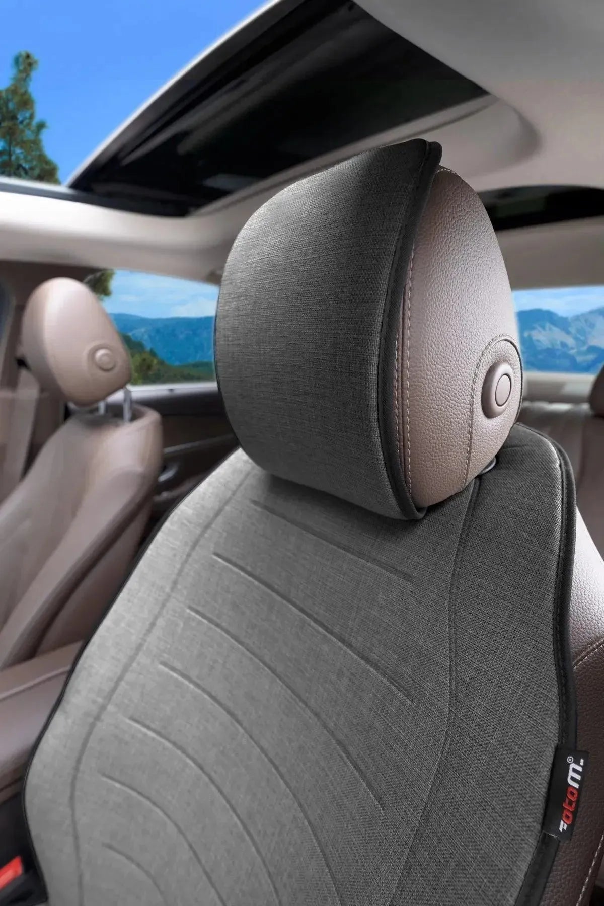 Otom Premium Koruyucu Oto Koltuk Minderi Yüksek Kalite Keten - OtomBayi