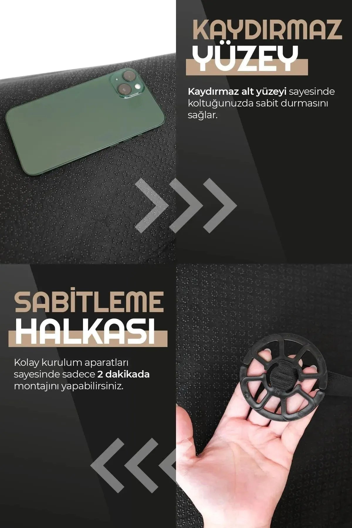 Otom Premium Ön Koltuk Minderi - Deri - OtomBayi