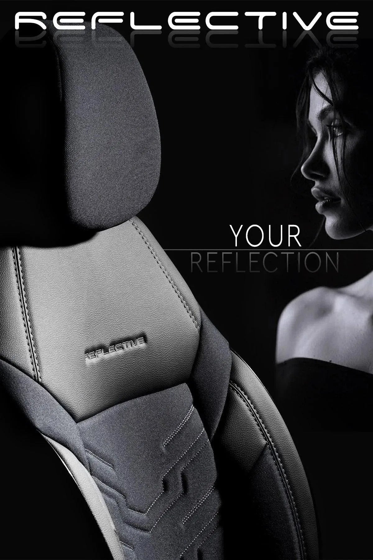 Otom Reflective Design Stitch Tech Oto Koltuk Kılıfı Tam Set - OtomBayi
