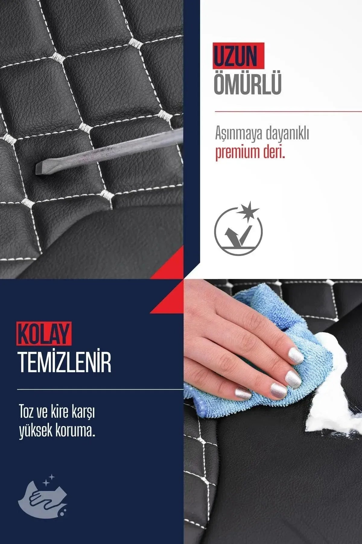 Otom Rsx Diamond Koruyucu Oto Koltuk Minderi - OtomBayi