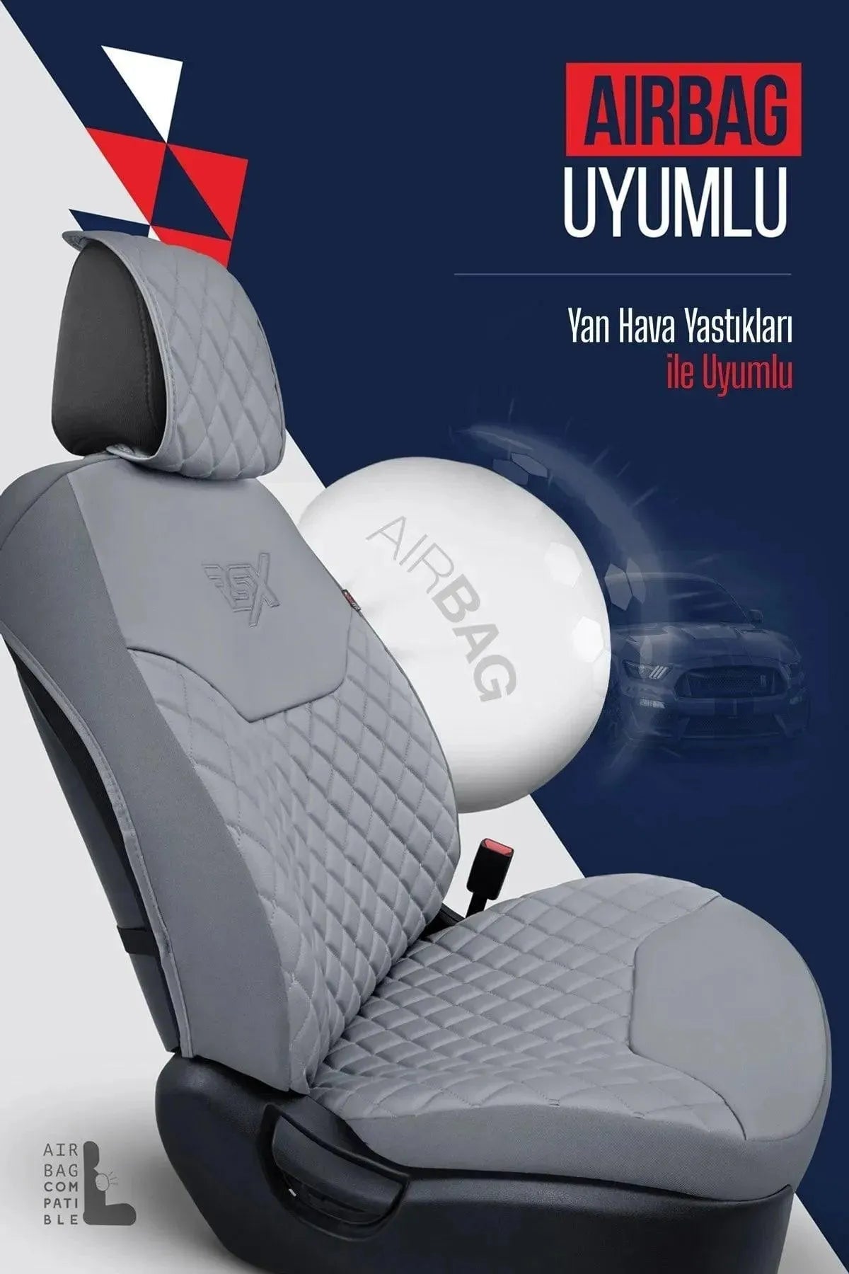 Otom Rsx Diamond Koruyucu Oto Koltuk Minderi Deri - OtomBayi