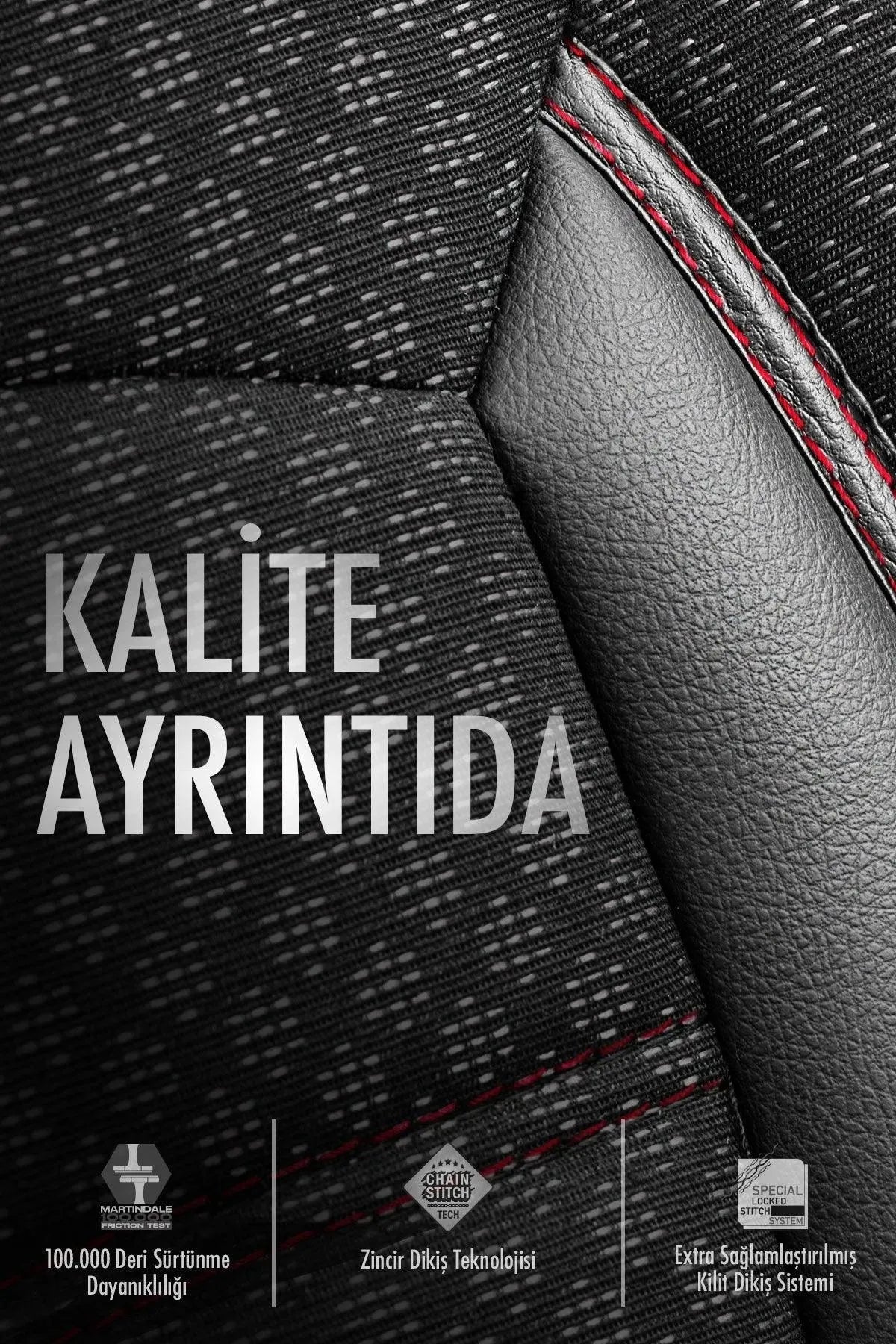 Otom Sport Plus Ekstra Destekli Özel Dokulu Oto Koltuk Kılıfı - OtomBayi