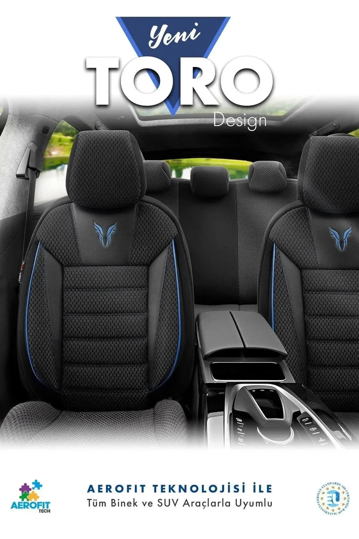 Otom Toro Design Ekstra Destekli Oto Koltuk Kılıfı - OtomBayi