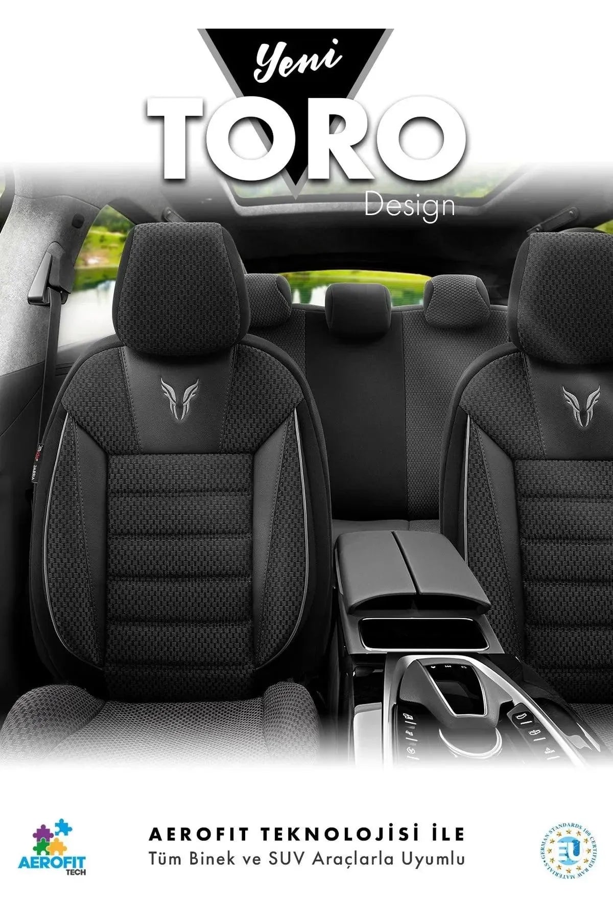 Otom Toro Design Ekstra Destekli Oto Koltuk Kılıfı - OtomBayi