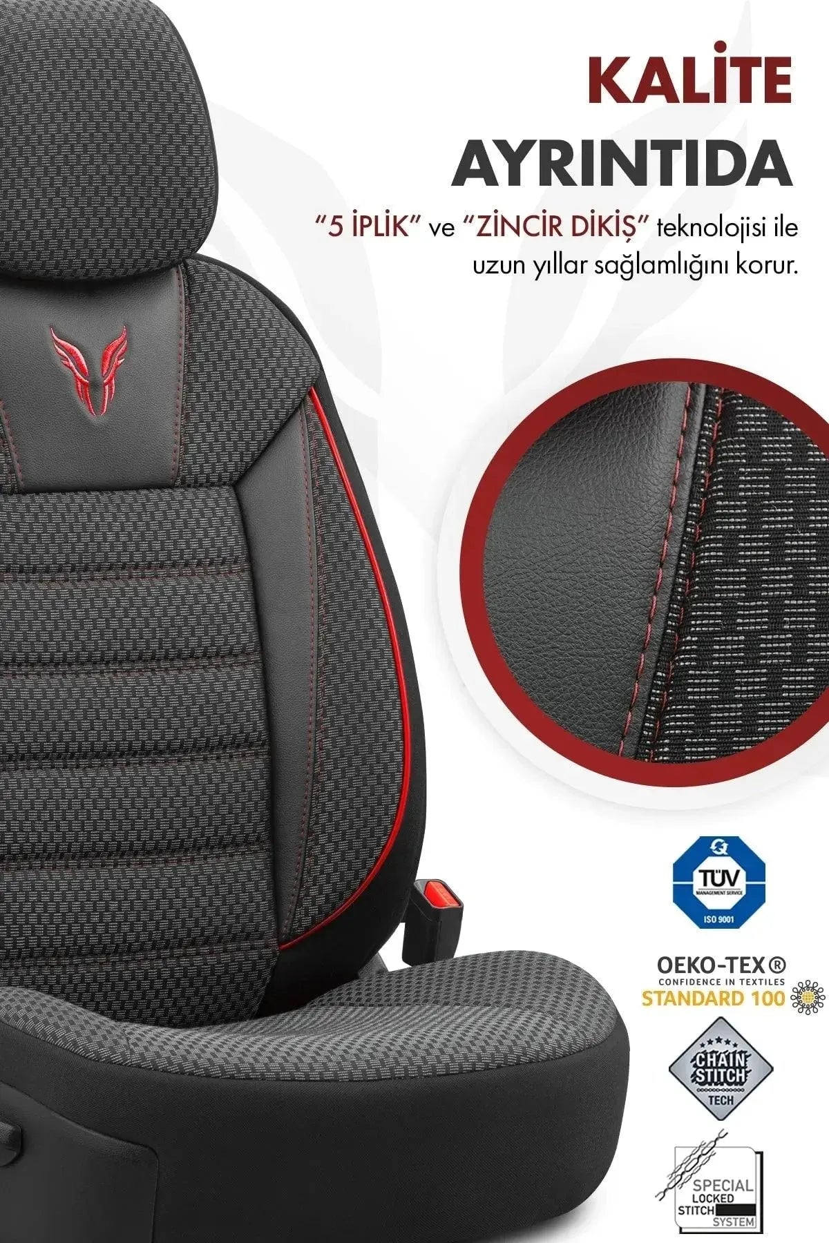 Otom Toro Design Ekstra Destekli Oto Koltuk Kılıfı - OtomBayi